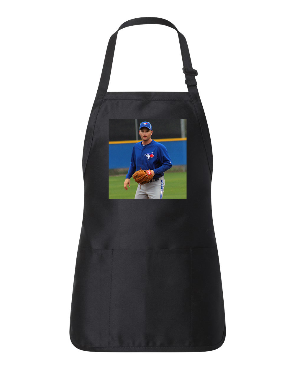 2012 Season Jason Frasor Toronto Blue Jays Photo Baseball Logo Customized Design on Full-Length Apron with Pouch Pocket