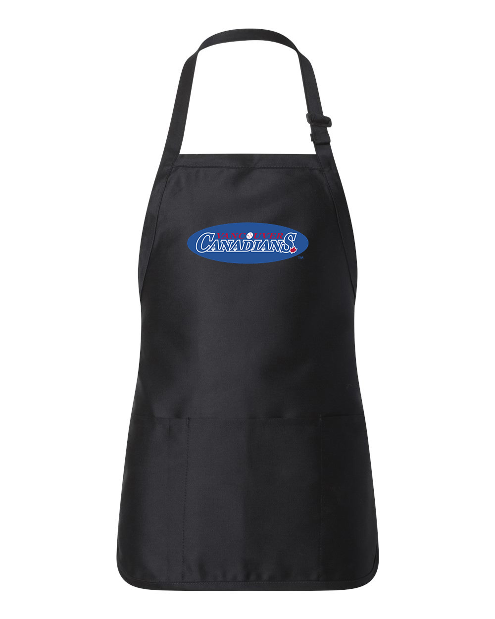 Vancouver Canadians 2000-2004 Baseball Logo Customized Design on Full-Length Apron with Pouch Pocket