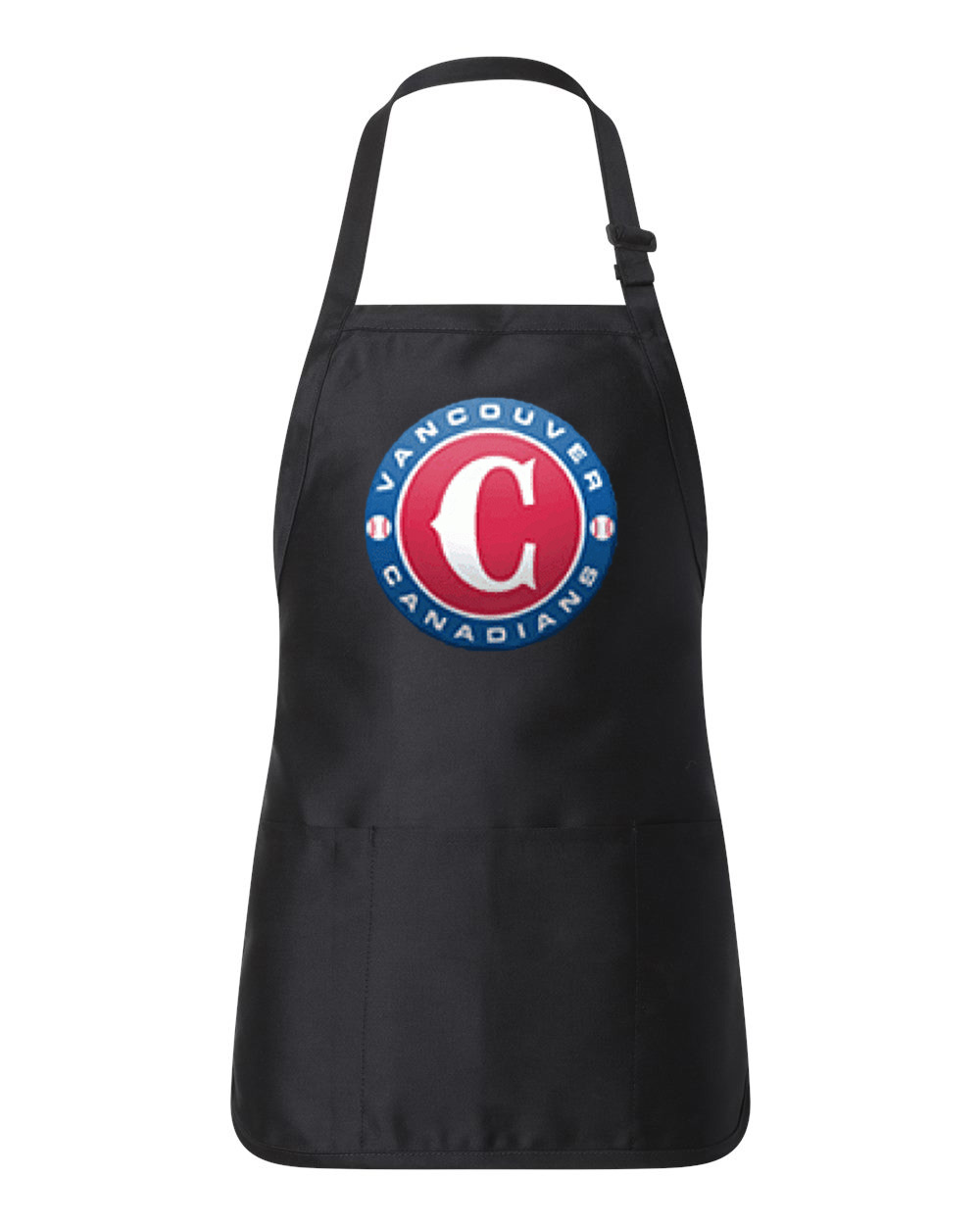 Vancouver Canadians 2005 Baseball Logo Customized Design on Full-Length Apron with Pouch Pocket