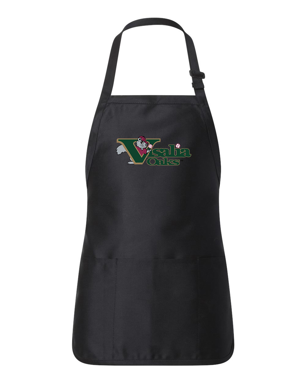 Visalia Rawhide 1995-2008 Baseball Logo Customized Design on Full-Length Apron with Pouch Pocket