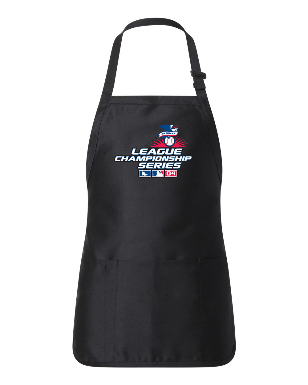 2004 ALCS American League Championship Series Baseball Logo Customized Design on Full-Length Apron with Pouch Pocket