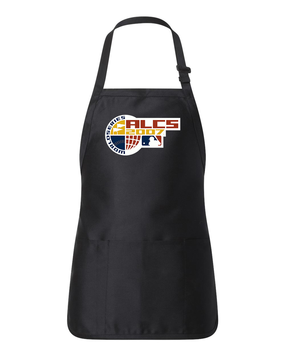 2007 ALCS American League Championship Series Baseball Logo Customized Design on Full-Length Apron with Pouch Pocket