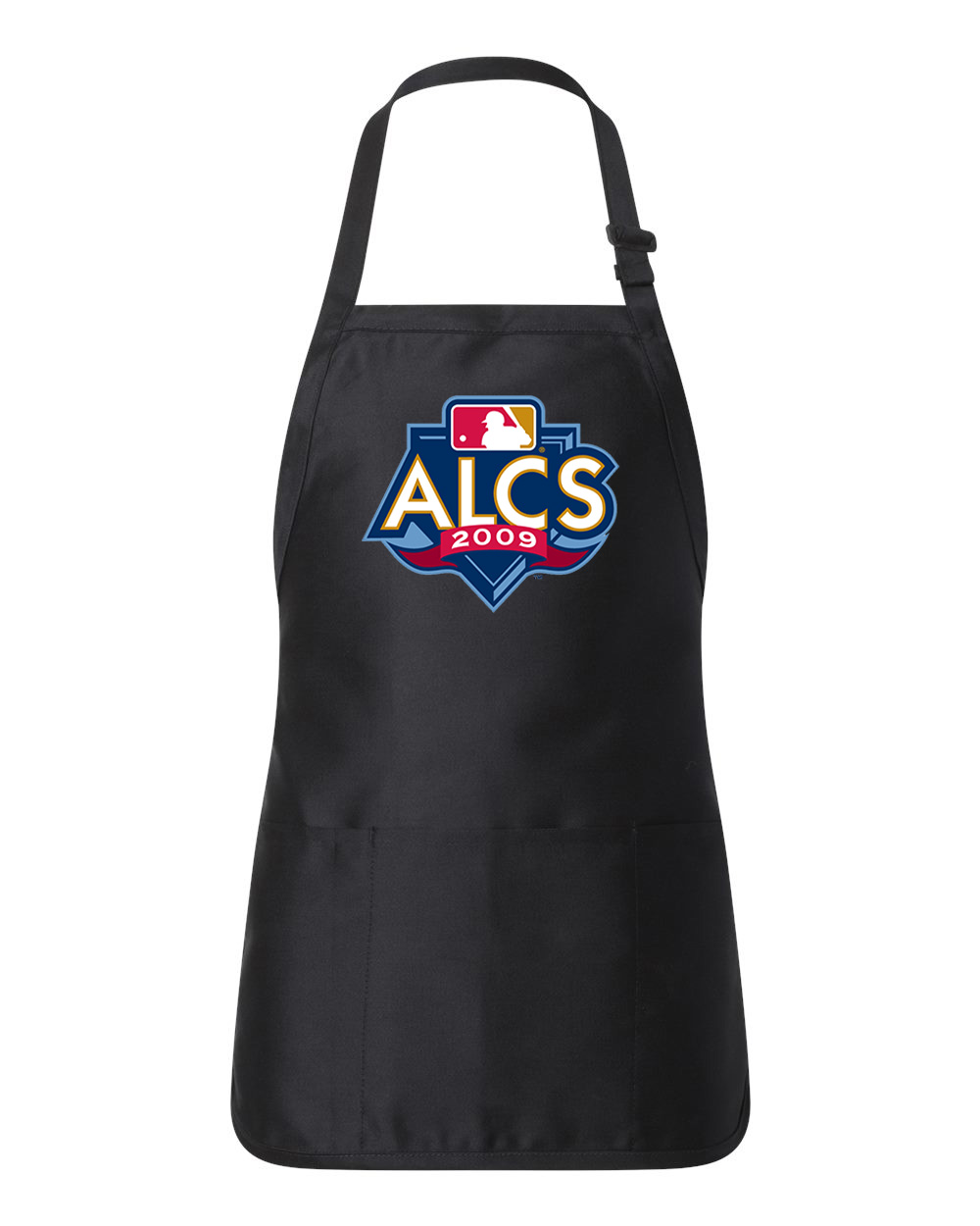 2009 ALCS American League Championship Series Baseball Logo Customized Design on Full-Length Apron with Pouch Pocket
