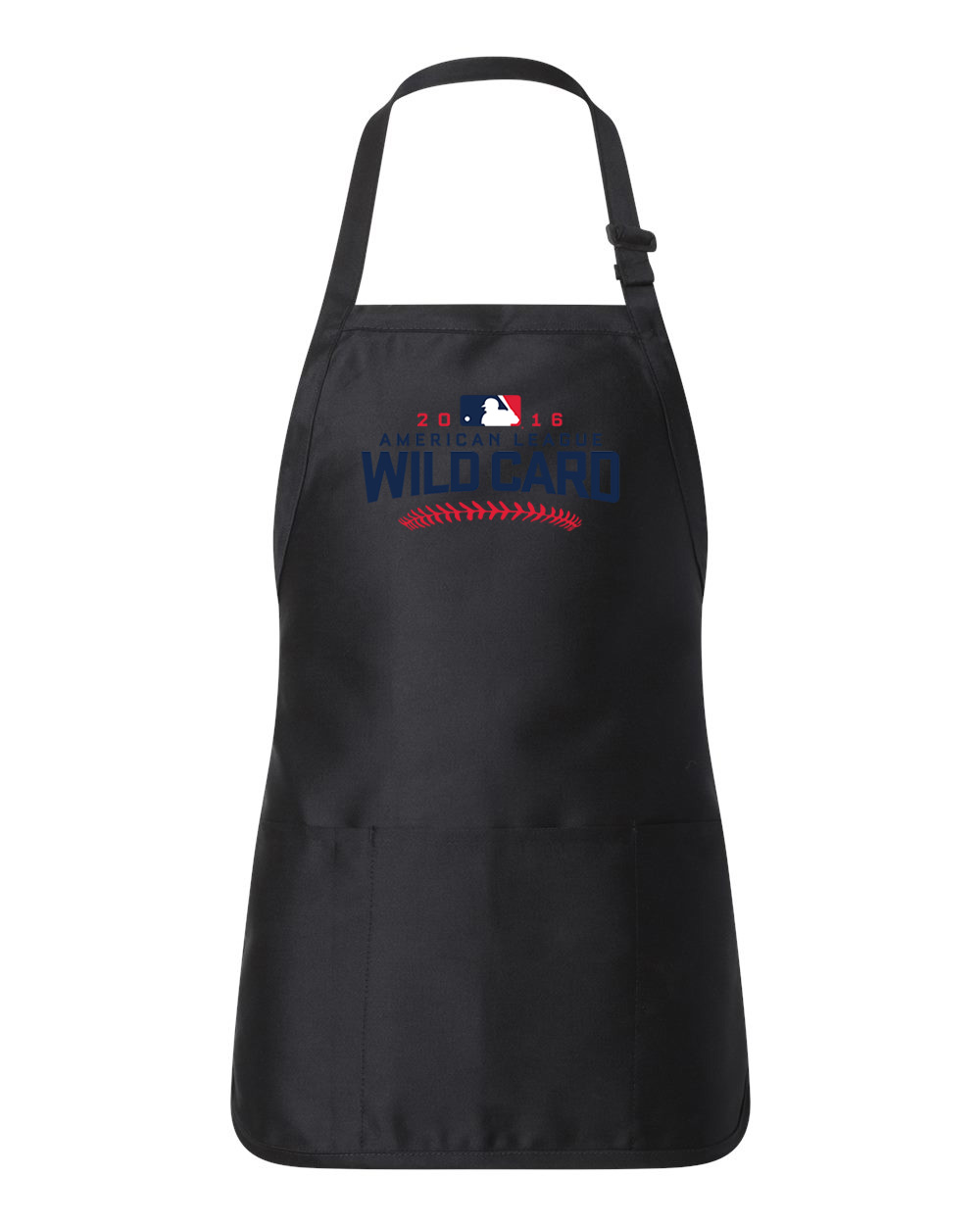 2016 American League Wildcard Game - Toronto Blue Jays vs Baltimore Orioles Baseball Logo Customized Design on Full-Length Apron with Pouch Pocket