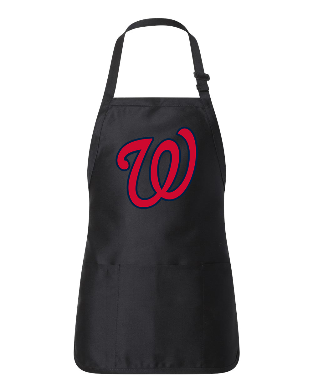 Washington Senators Cap 1967 Baseball Logo Customized Design on Full-Length Apron with Pouch Pocket