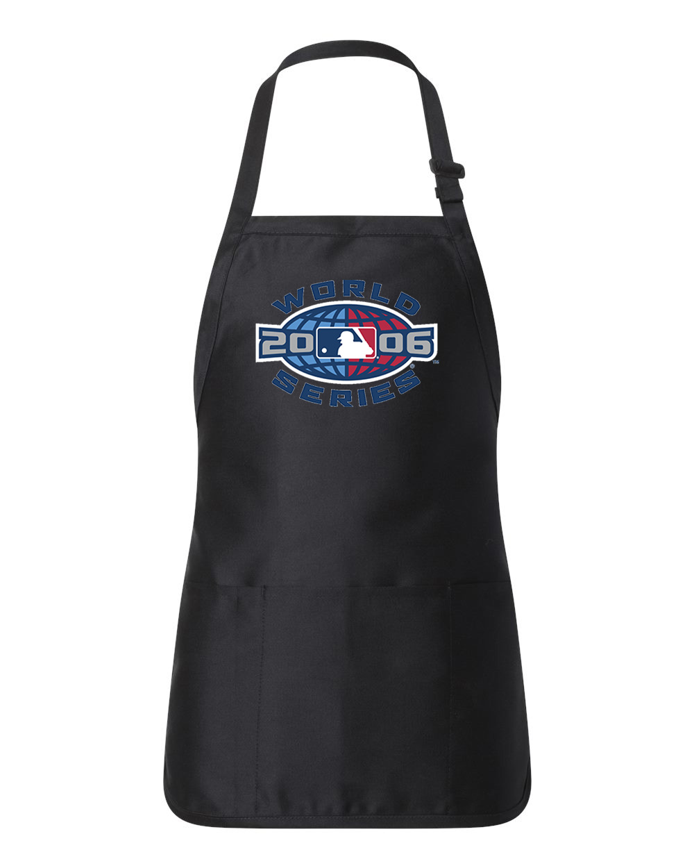 MLB World Series 2006 Alternate Baseball Logo Customized Design on Full-Length Apron with Pouch Pocket