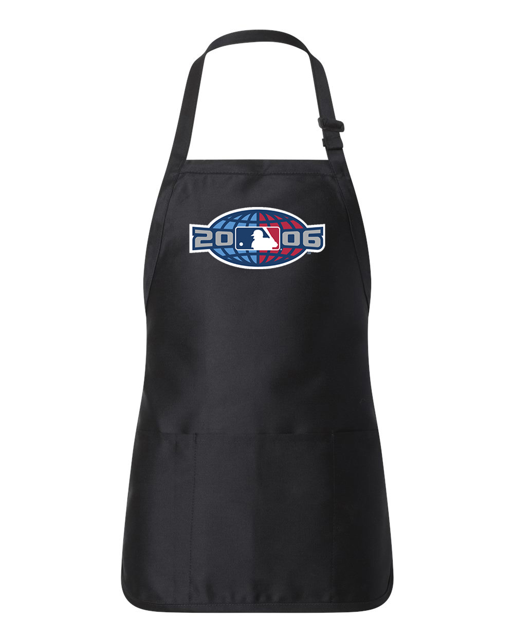 MLB World Series 2006 Alternate Baseball Logo Customized Design on Full-Length Apron with Pouch Pocket