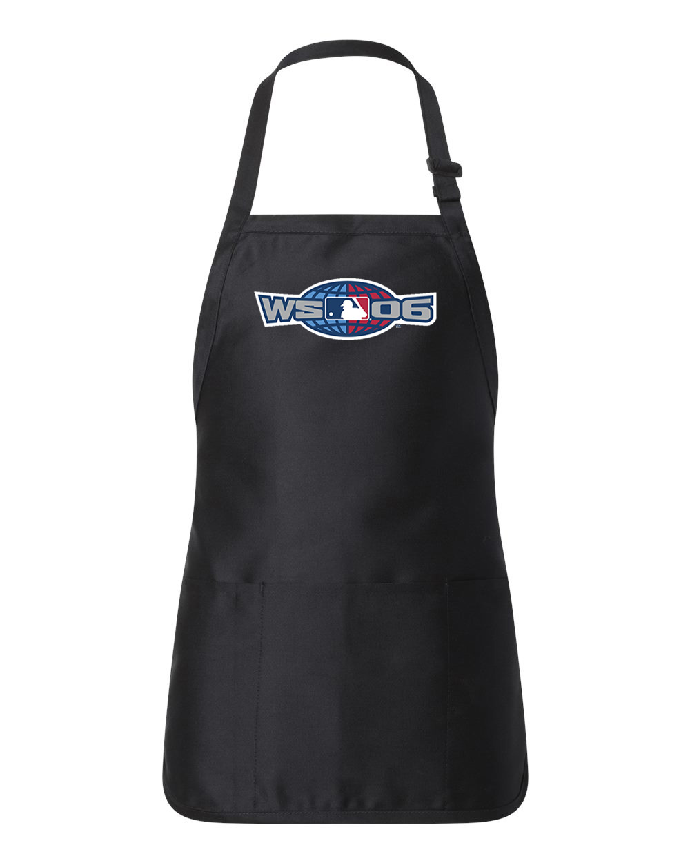MLB World Series 2006 WS-06 Alternate Baseball Logo Customized Design on Full-Length Apron with Pouch Pocket
