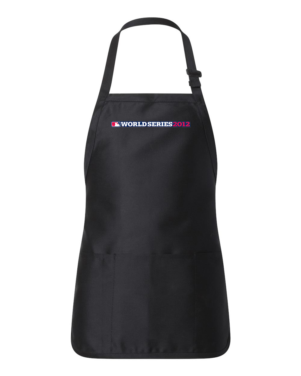 MLB World Series 2012 Baseball Logo Customized Design on Full-Length Apron with Pouch Pocket