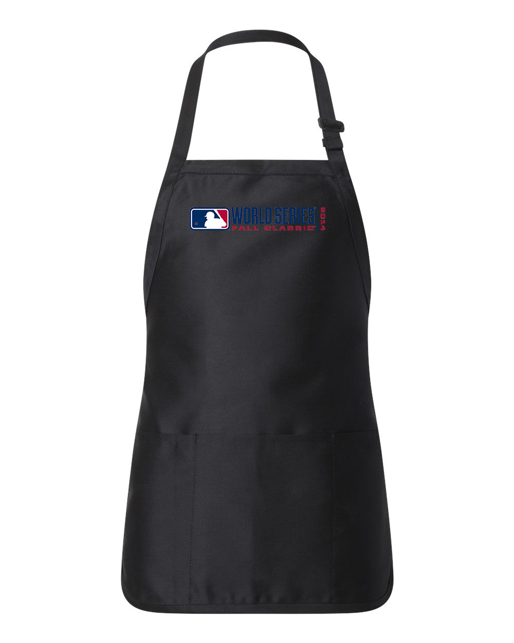 2014 Major League Baseball World Series Baseball Logo Customized Design on Full-Length Apron with Pouch Pocket