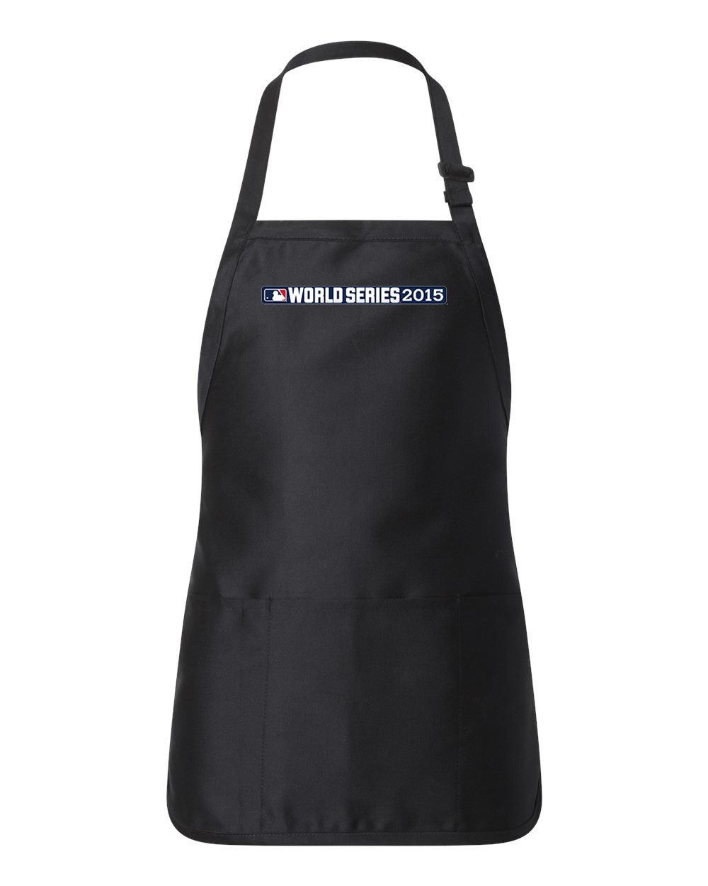 MLB World Series 2015 Baseball Logo Customized Design on Full-Length Apron with Pouch Pocket