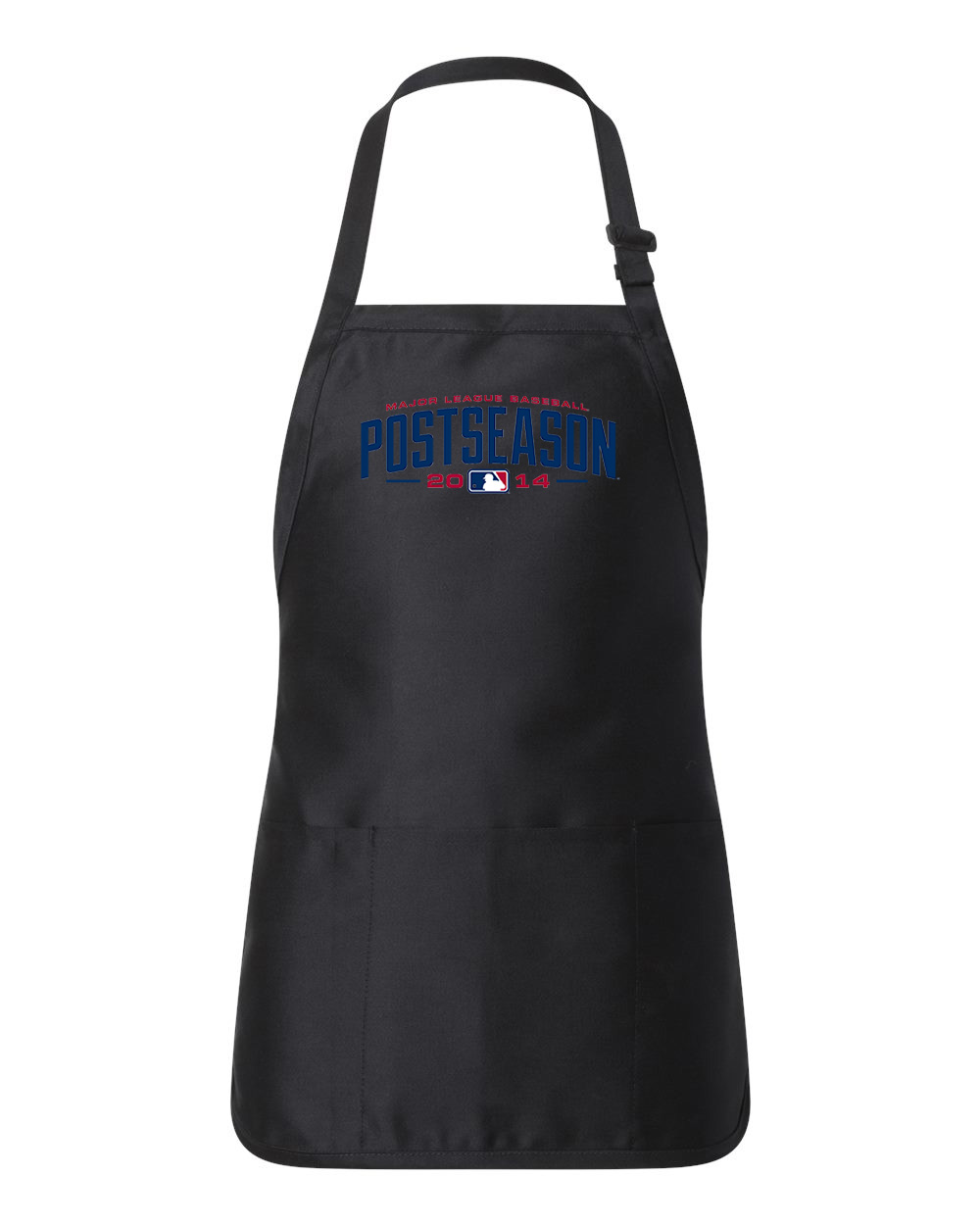 2014 Major League Baseball Postseason Primary Baseball Logo Customized Design on Full-Length Apron with Pouch Pocket