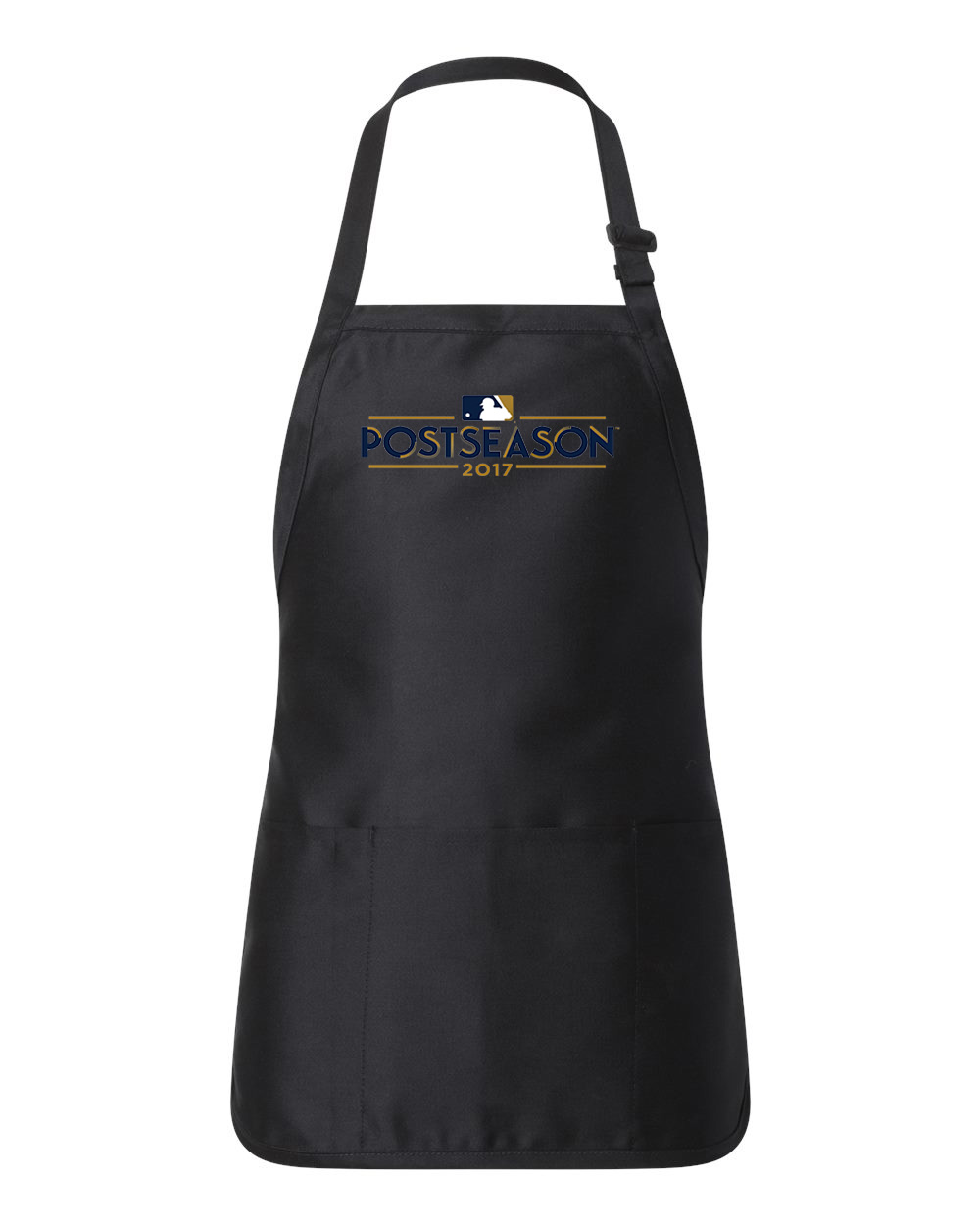 2017 MLB Postseason Baseball Logo Customized Design on Full-Length Apron with Pouch Pocket