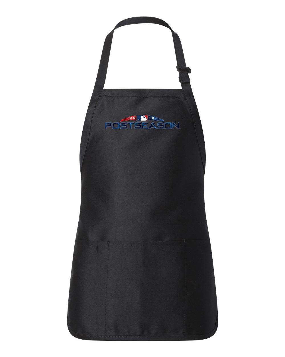 2018 MLB Postseason Baseball Logo Customized Design on Full-Length Apron with Pouch Pocket