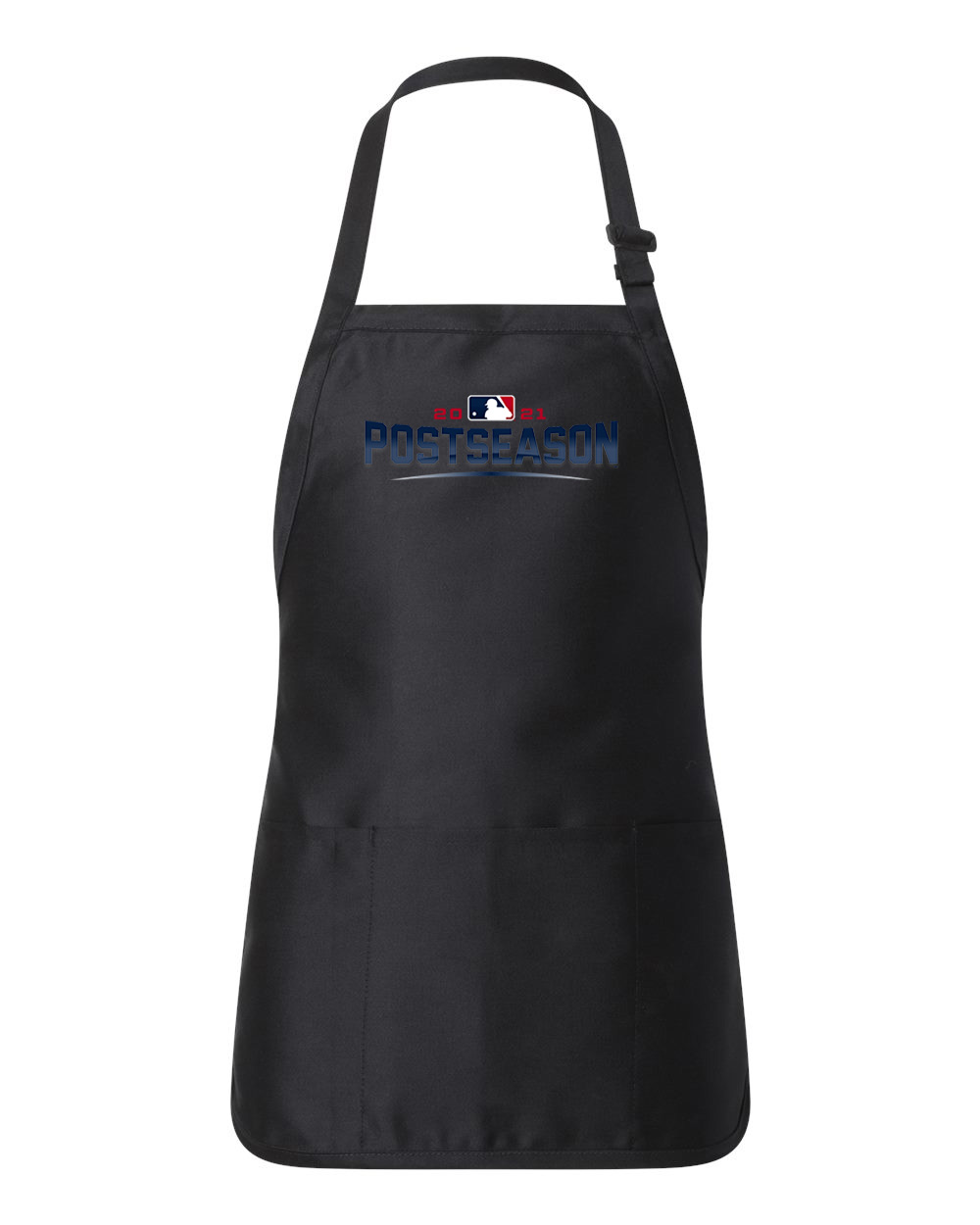 The 2021 Major League Baseball Postseason Alternate Baseball Logo Customized Design on Full-Length Apron with Pouch Pocket