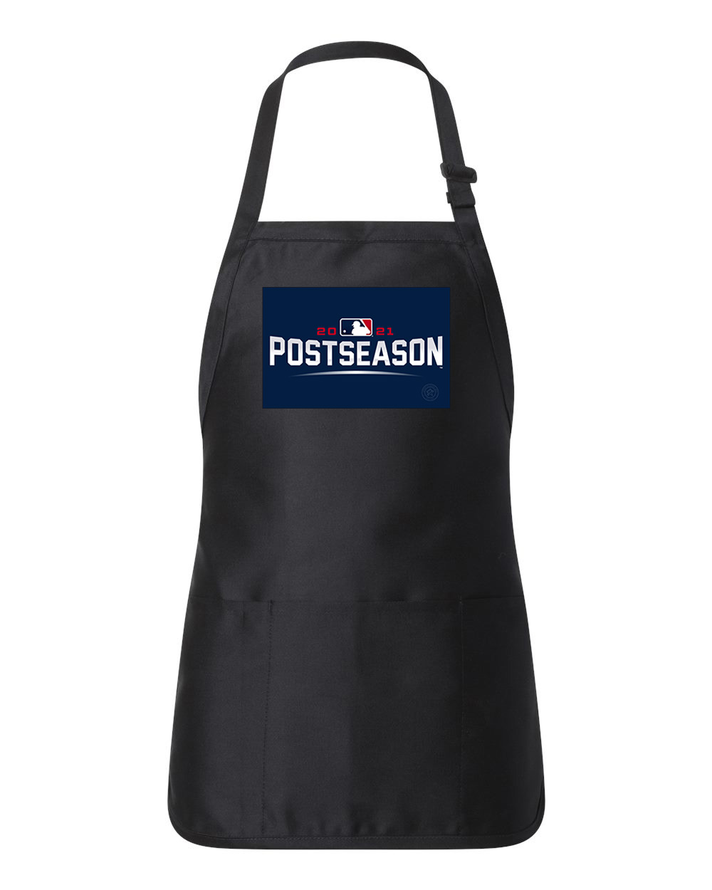 The 2021 Major League Baseball Postseason Alternative Baseball Logo Customized Design on Full-Length Apron with Pouch Pocket