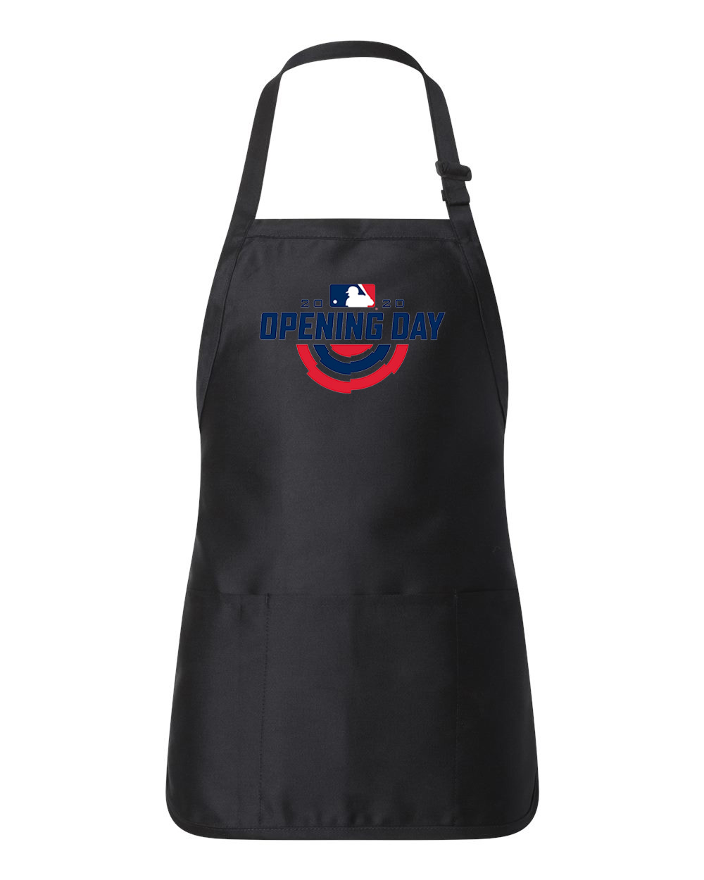 2020 MLB Opening Day Baseball Logo Customized Design on Full-Length Apron with Pouch Pocket