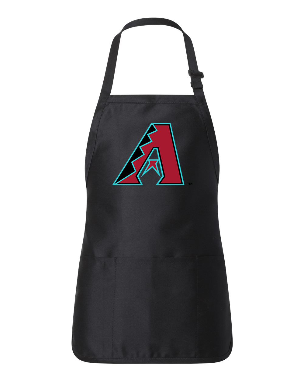 Arizona Diamondbacks 2016 A Letter Alternate Baseball Logo Customized Design on Full-Length Apron with Pouch Pocket