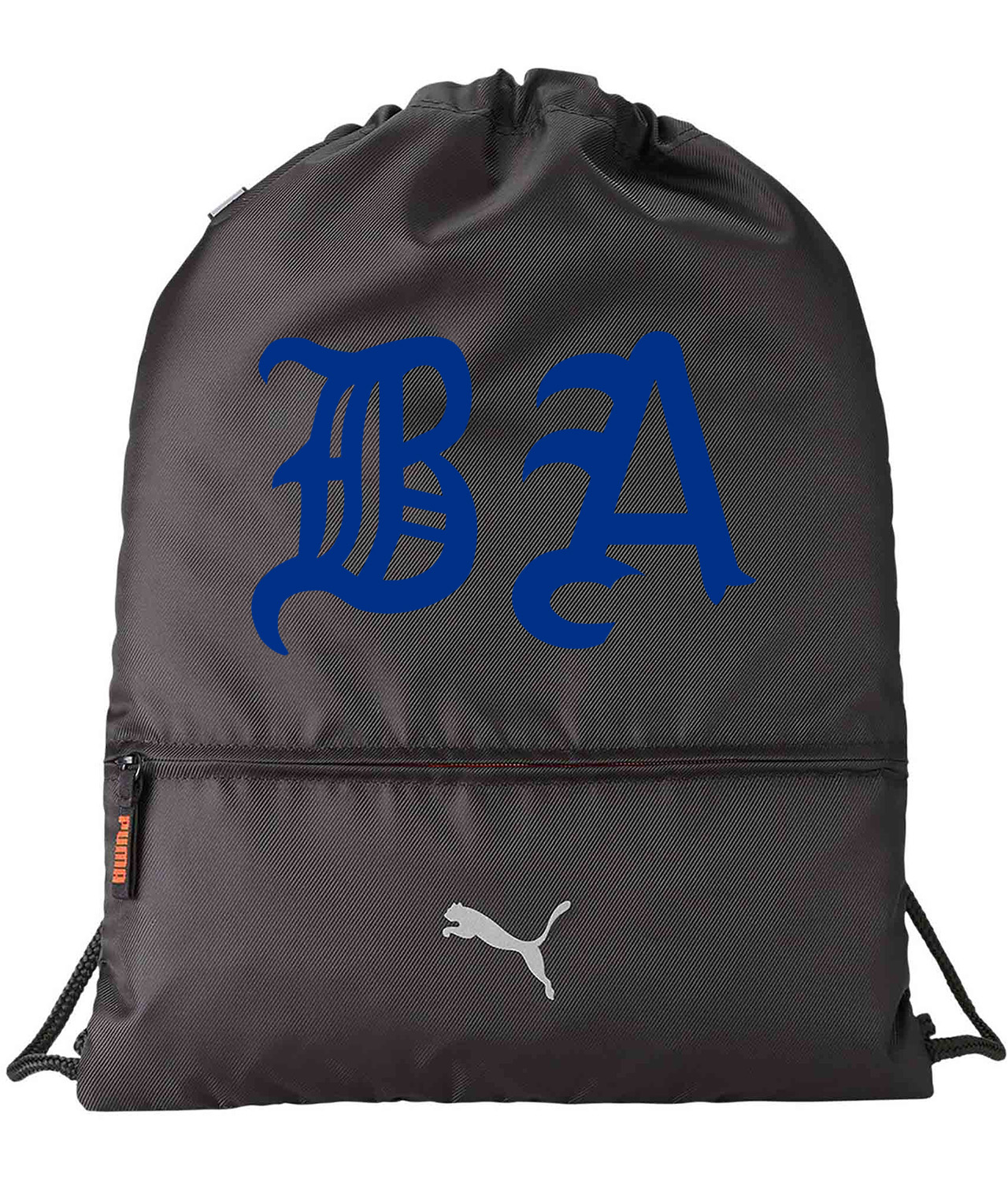 Boston Americans Jersey 1902 BA Baseball Logo Symbol Emblem Customized Design on Lightweight Drawstring Backpack Bag