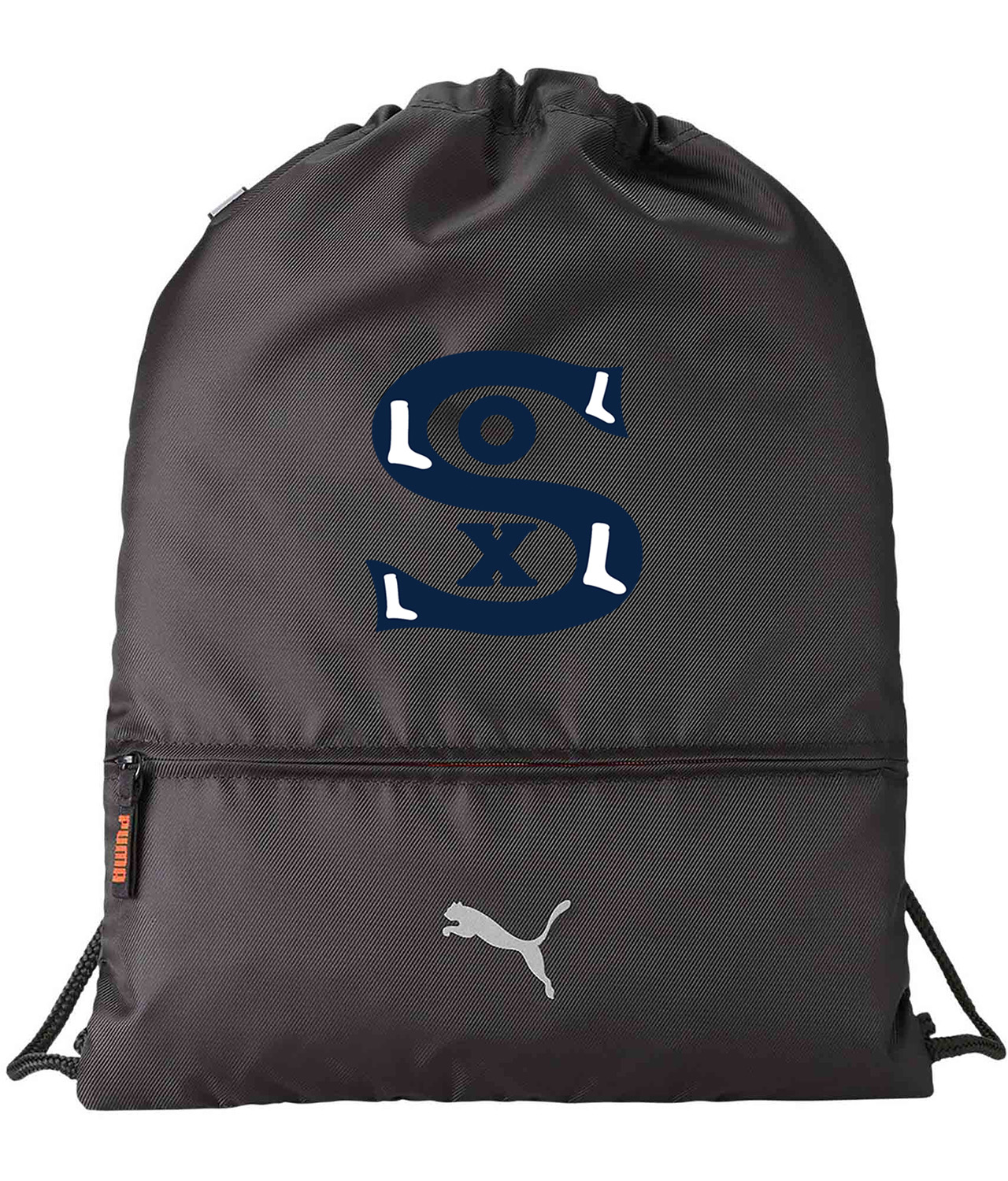 Chicago White Stockings Jersey 1918 Navy Baseball Logo Symbol Emblem Customized Design on Lightweight Drawstring Backpack Bag