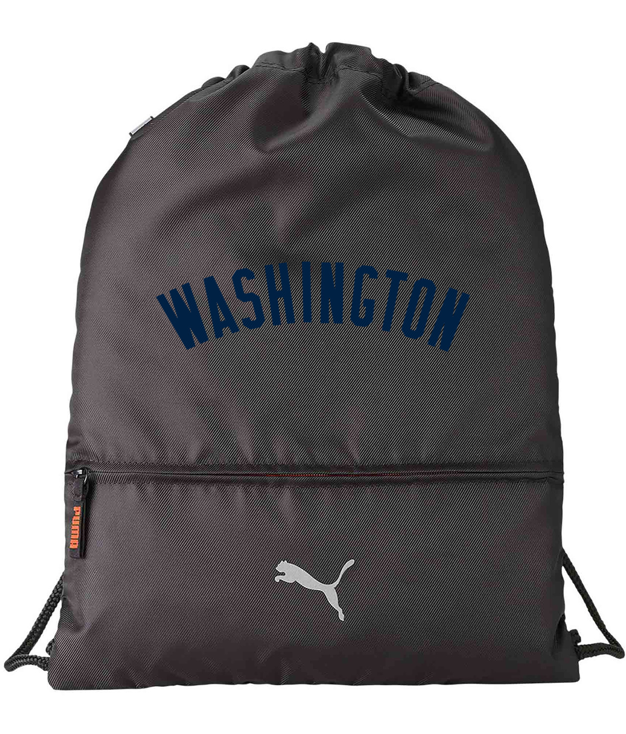 Washington Senators Cap 1961 Baseball Logo Symbol Emblem Customized Design on Lightweight Drawstring Backpack Bag