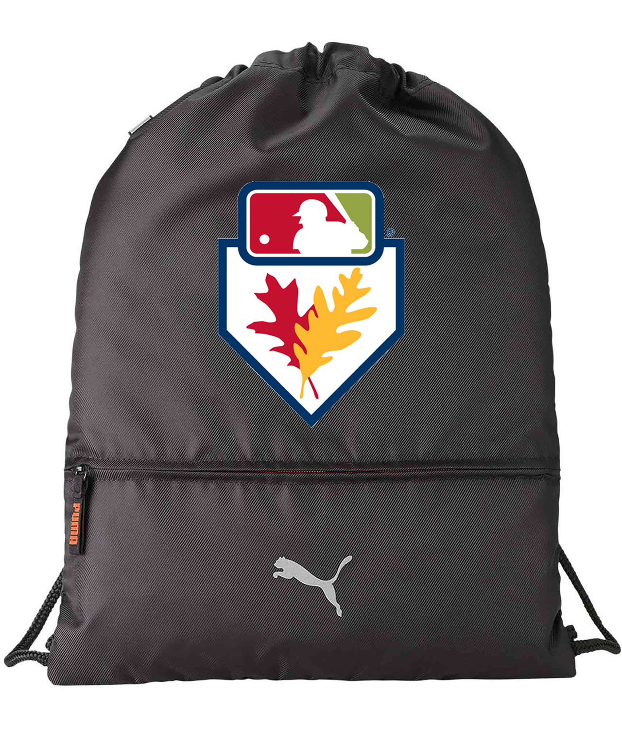 MLB World Series 2008 Baseball Logo Symbol Emblem Customized Design on Lightweight Drawstring Backpack Bag