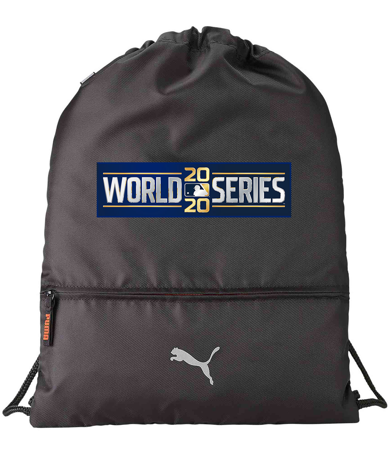 MLB Baseball World Series 2020 Logo Symbol Emblem Customized Design on Lightweight Drawstring Backpack Bag
