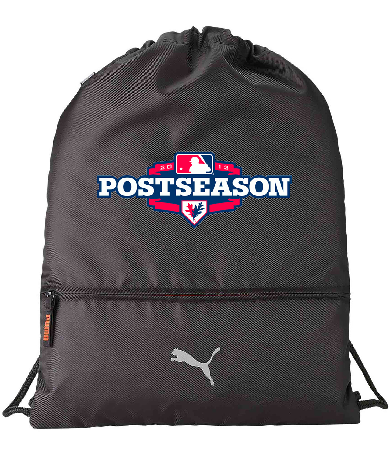 2012 MLB Postseason Primary Baseball Logo Symbol Emblem Customized Design on Lightweight Drawstring Backpack Bag