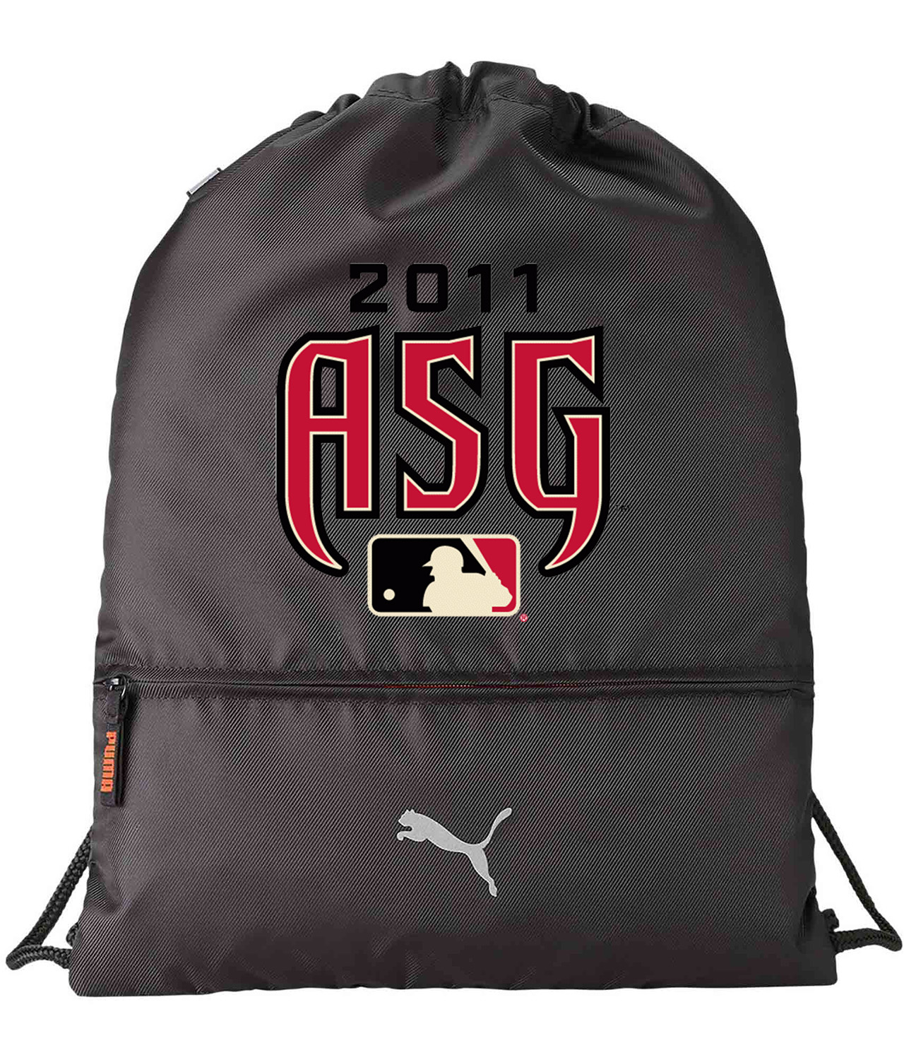 2011 ASG MLB All-Star Game Chase Field Phoenix Arizona Baseball Logo Symbol Emblem Customized Design on Lightweight Drawstring Backpack Bag