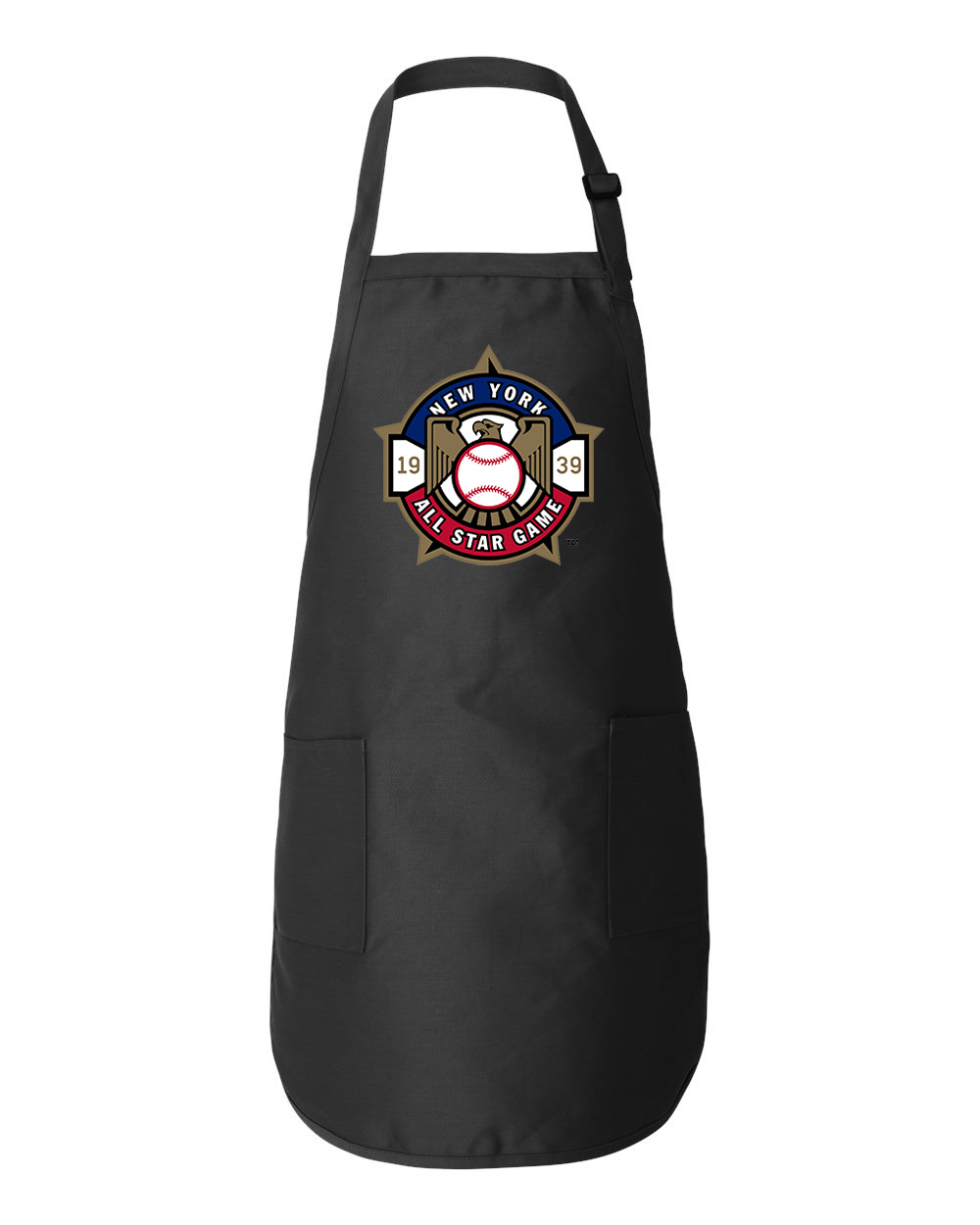 1939 MLB All-Star Game Yankee Stadium New York Baseball Logo Symbol Emblem Customized Design on Full-Length Apron with Pockets