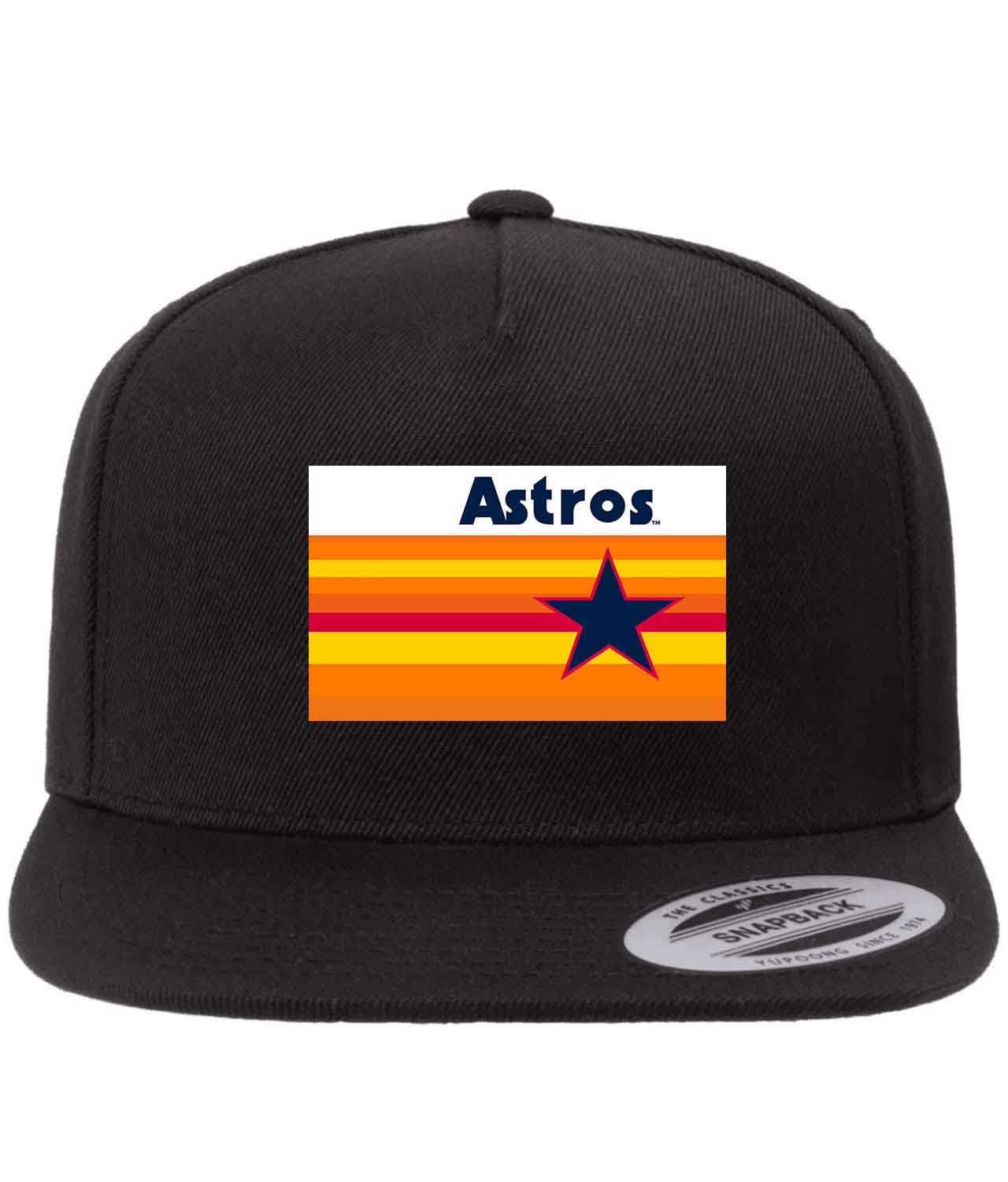 Houston Astros Jersey 1975 Baseball Logo Customized Design on Wool 5-Panel Cap Hat - Image 1