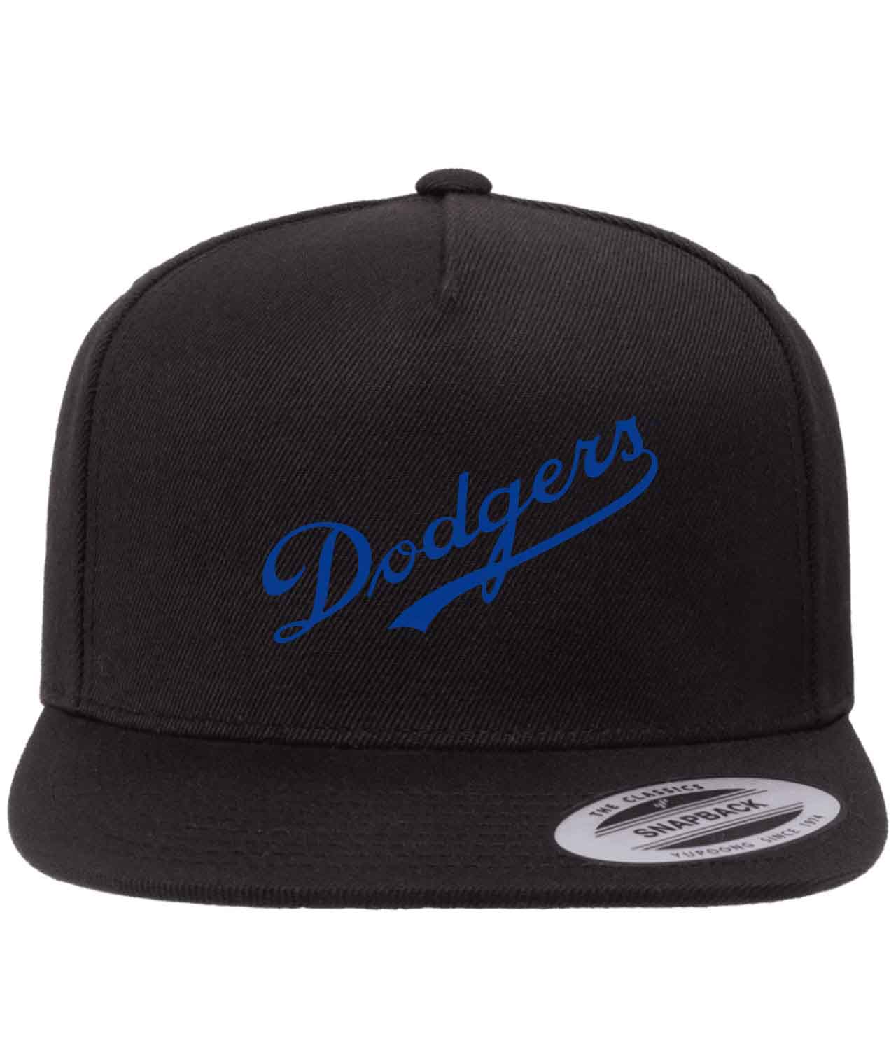 Brooklyn Los Angeles Dodgers 1938-1944 Baseball Logo Customized Design on Wool 5-Panel Cap Hat