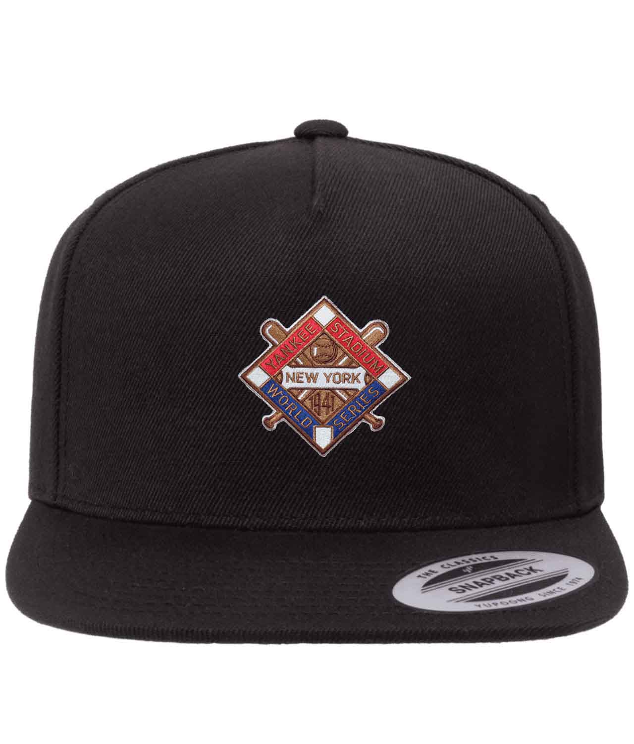 1941 World Champions New York Yankees Baseball Logo Customized Design on Wool 5-Panel Cap Hat