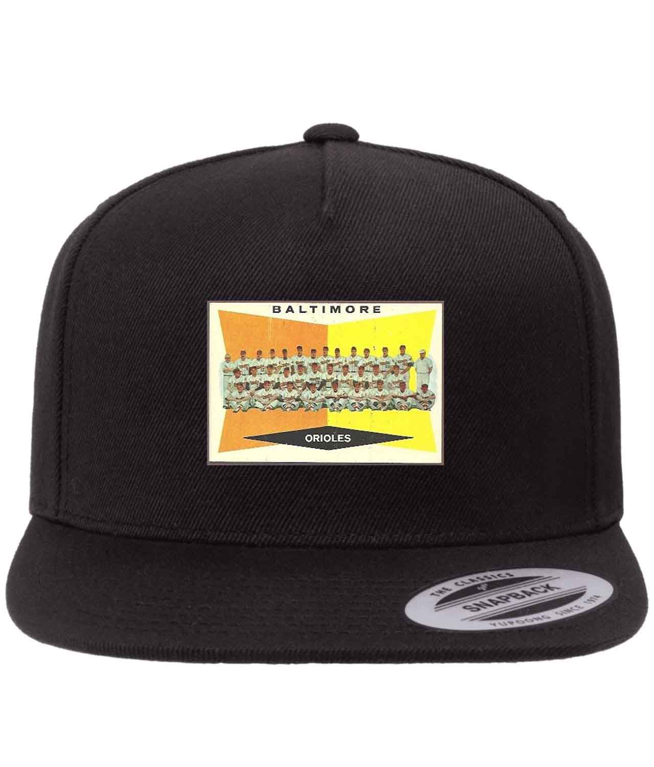 1959 Season Baltimore Orioles Photo Baseball Logo Customized Design on Wool 5-Panel Cap Hat