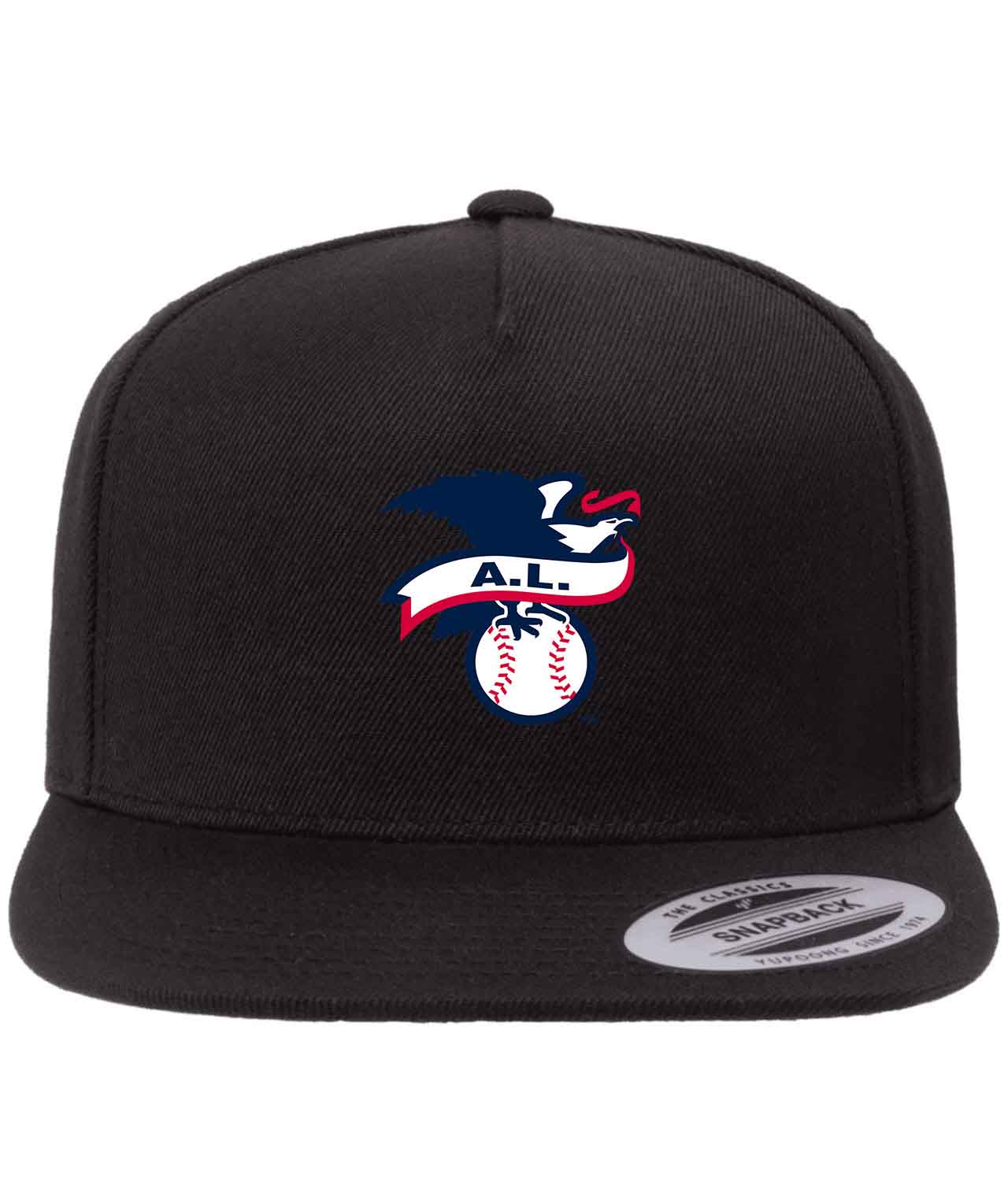 American Baseball League 2019 Alternate Baseball Logo Customized Design on Wool 5-Panel Cap Hat