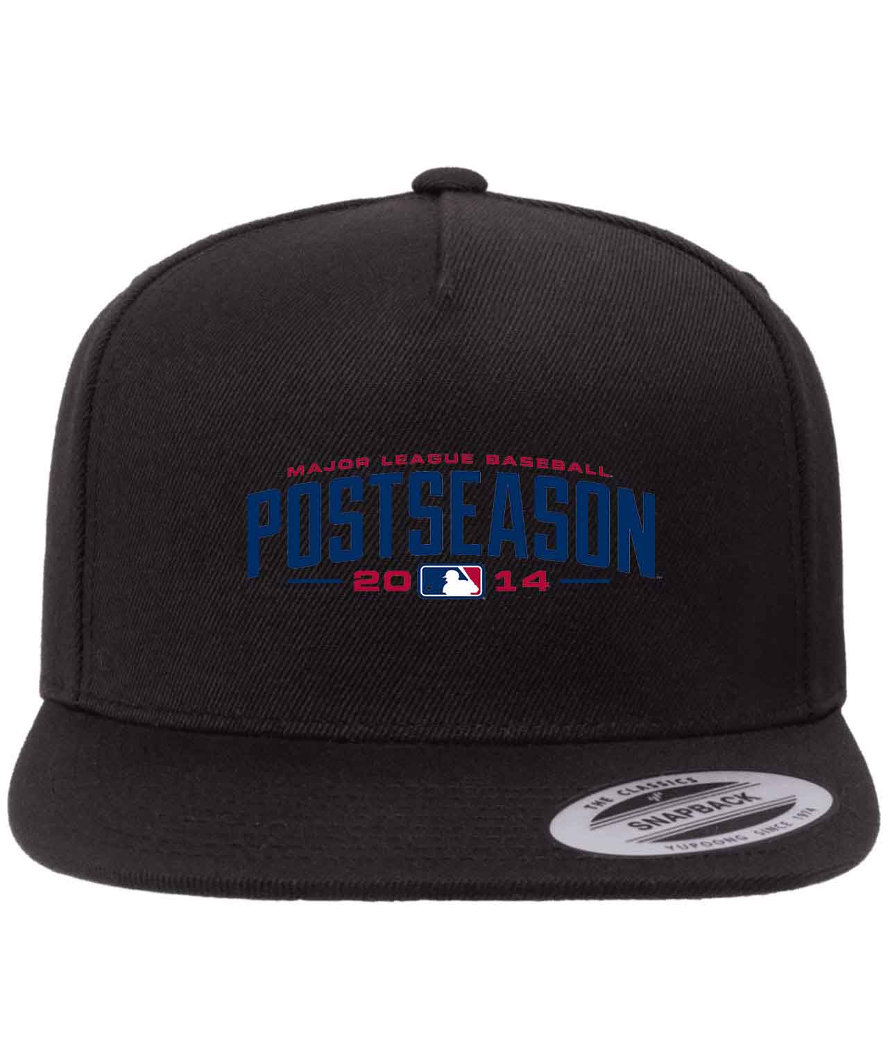 2014 Major League Baseball Postseason Primary Baseball Logo Customized Design on Wool 5-Panel Cap Hat