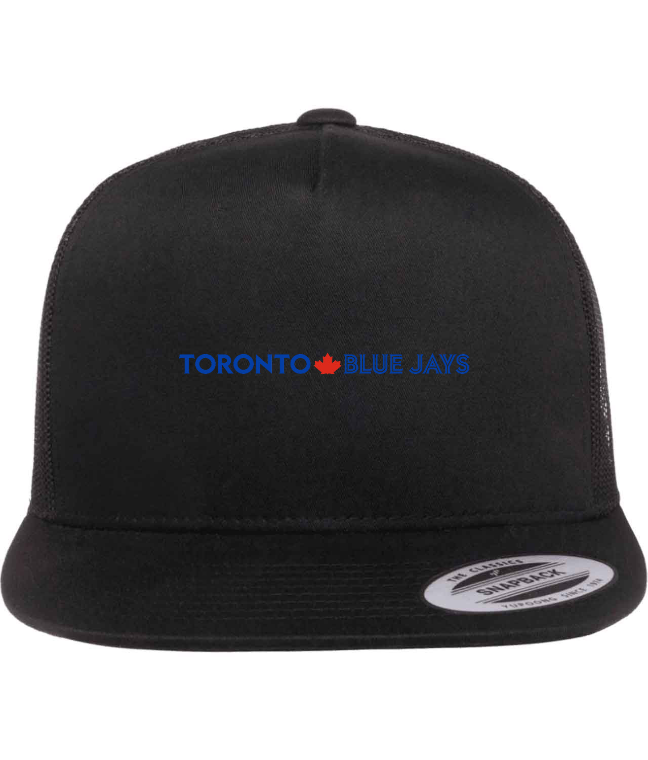 Toronto Blue Jays 2012-2019 Baseball Logo Symbol Emblem Customized Design on Classic Trucker Cap Hat