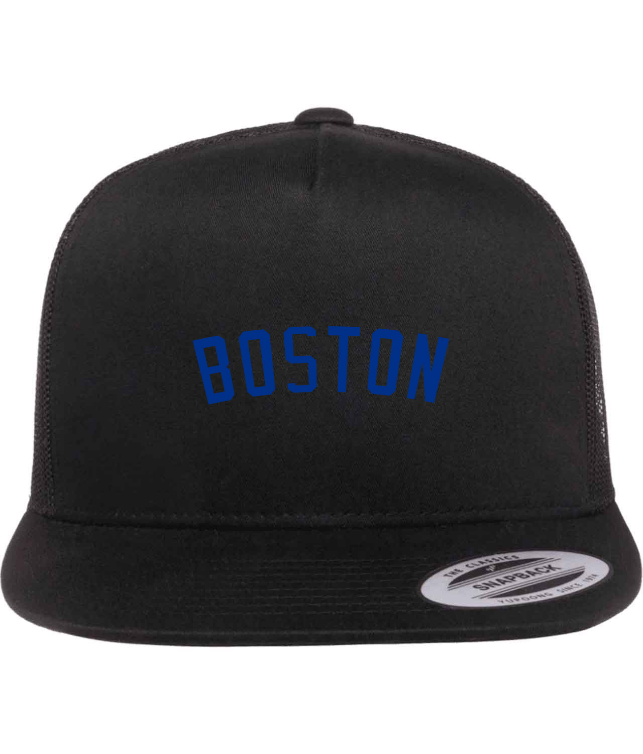 Boston Americans Jersey 1901 Baseball Logo Symbol Emblem Customized Design on Classic Trucker Cap Hat