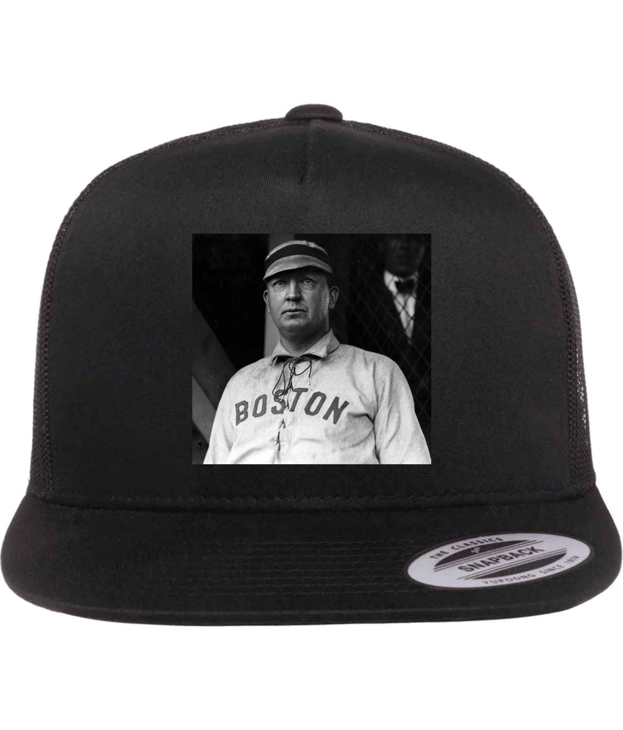 Cy Young Boston Americans 1903 Season Baseball Logo Symbol Emblem Customized Design on Classic Trucker Cap Hat