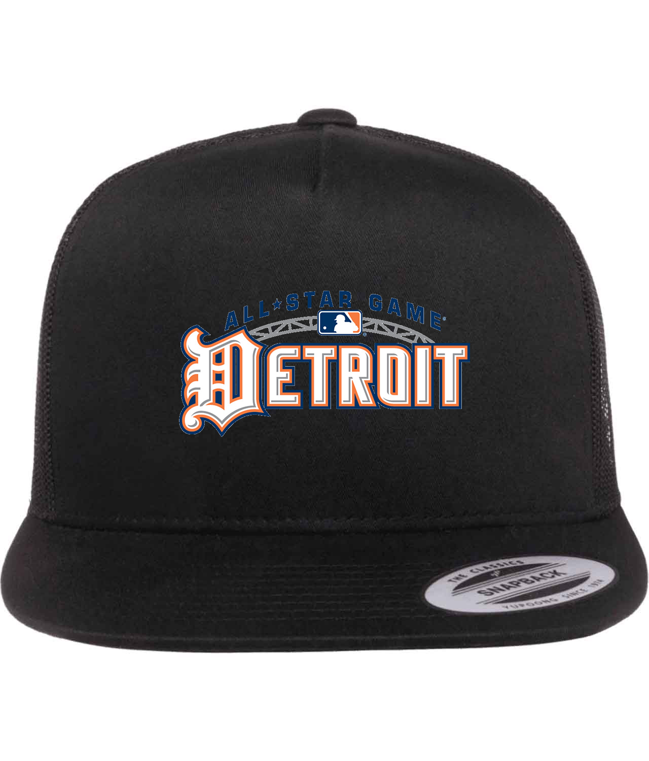 2005 All-Star Game Comerica Park Detroit Michigan Baseball Logo Symbol Emblem Customized Design on Classic Trucker Cap Hat