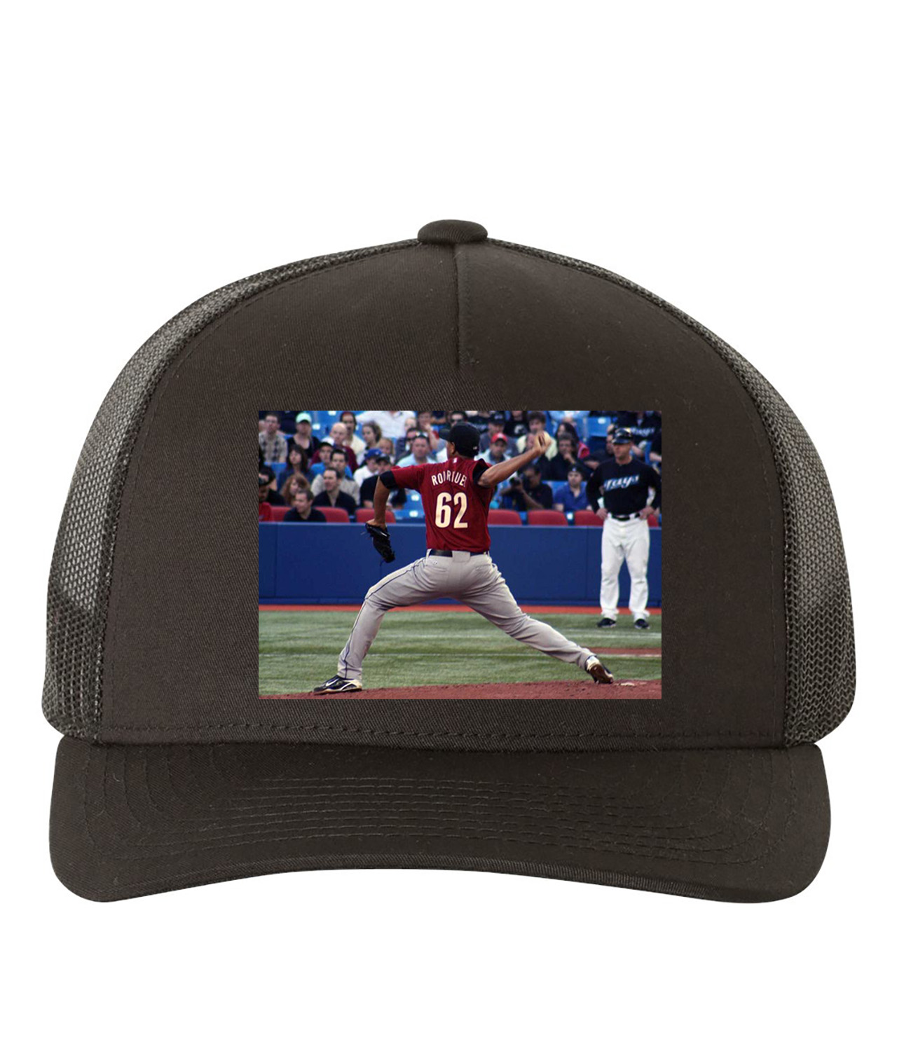 2011 62 Rodriquez Houston Astros Photo Baseball Logo Symbol Emblem Customized Design on Retro Trucker Cap Hat