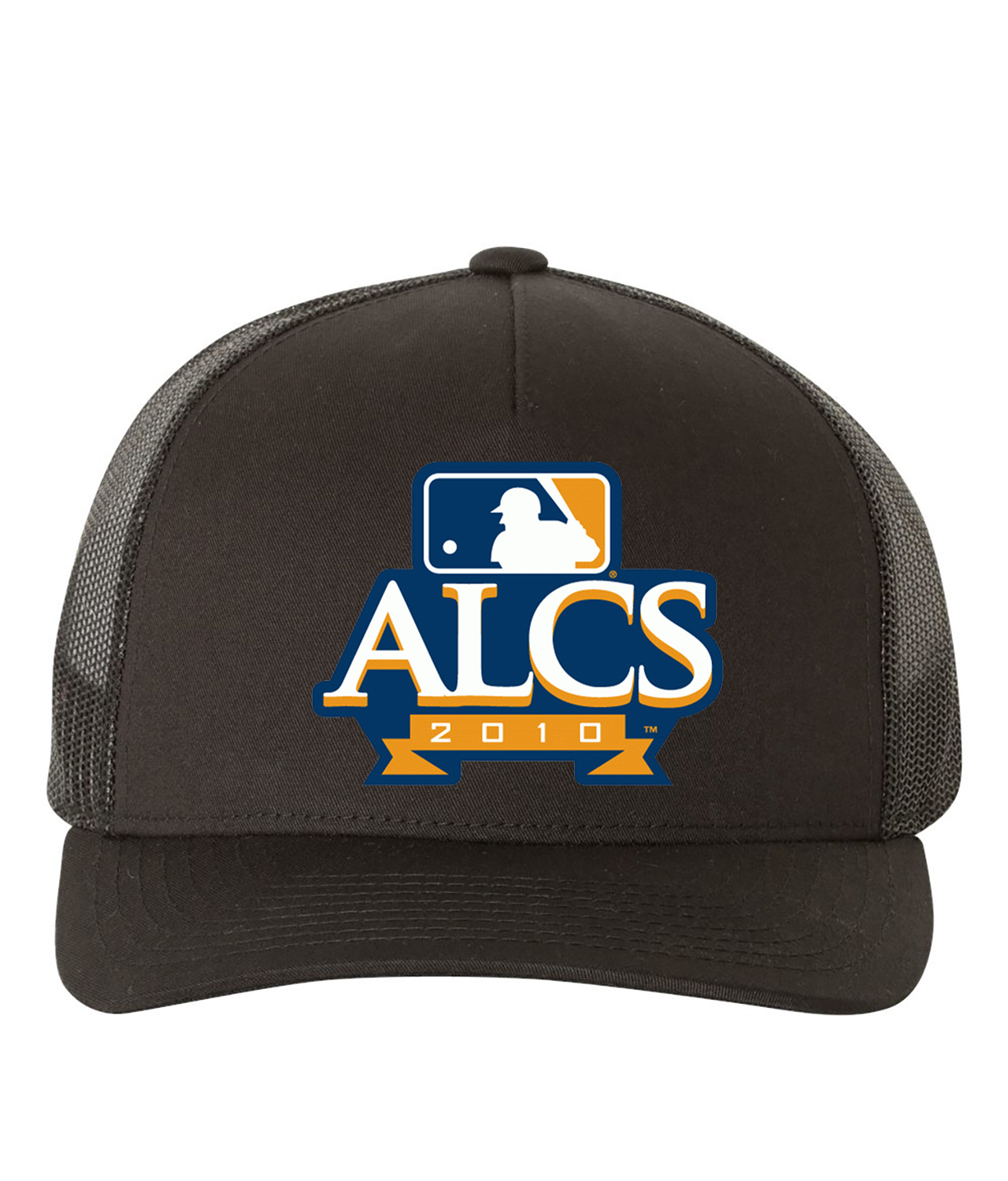 2010 American League Championship Series ALCS Baseball Logo Symbol Emblem Customized Design on Retro Trucker Cap Hat