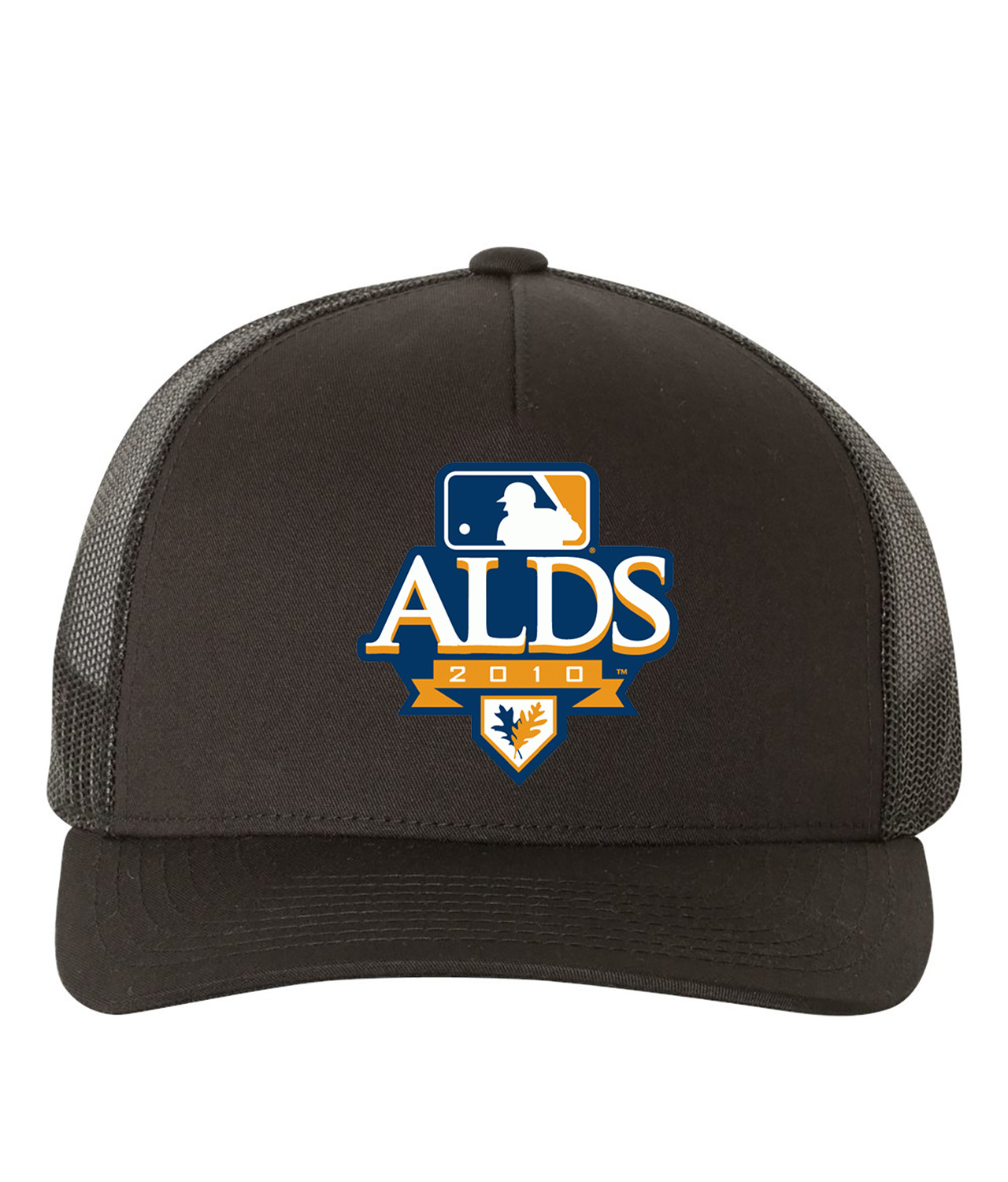 2010 ALDS American League Division Series Baseball Logo Symbol Emblem Customized Design on Retro Trucker Cap Hat