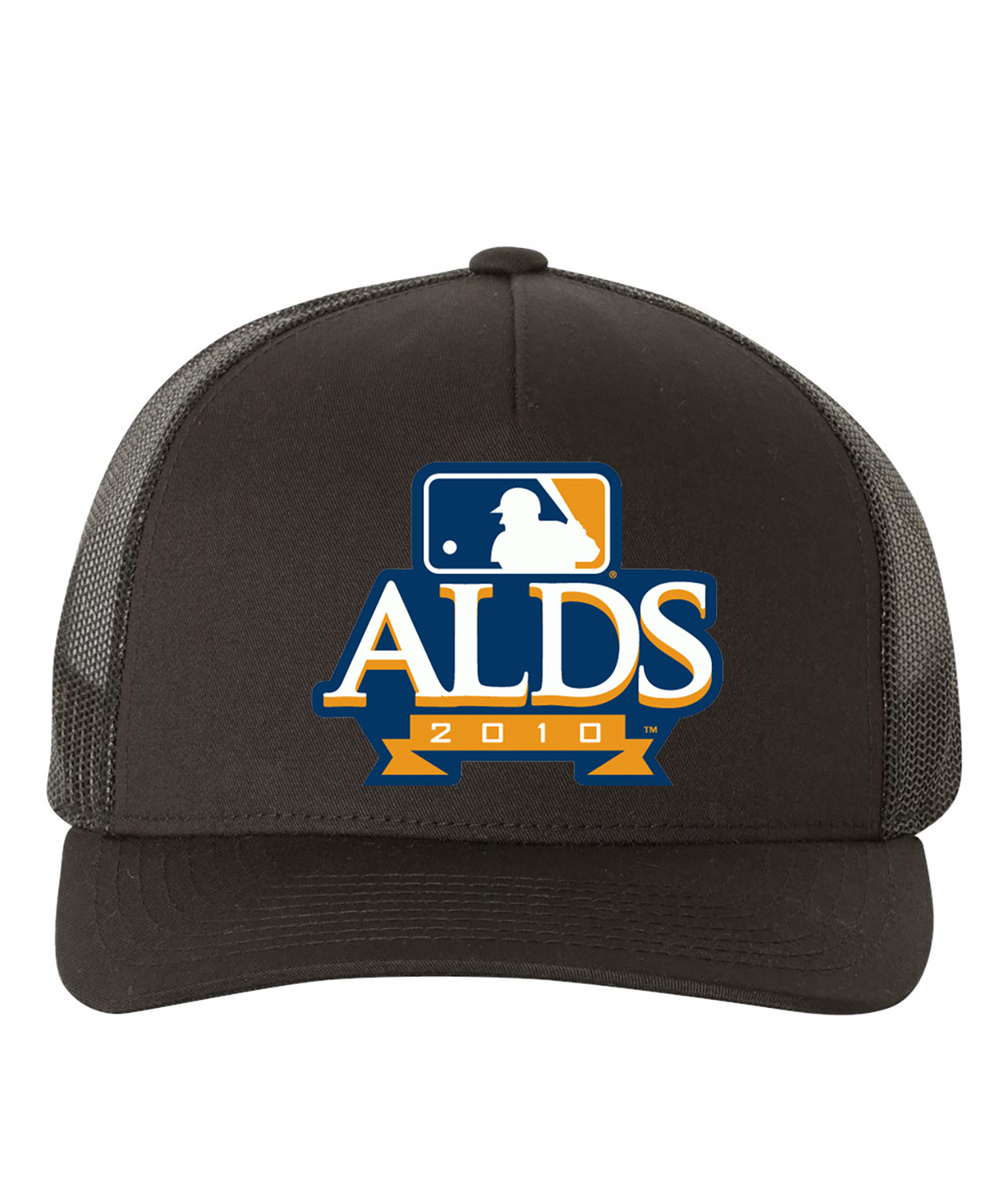 2010 American League Division Series ALDS Alternative Baseball Logo Symbol Emblem Customized Design on Retro Trucker Cap Hat