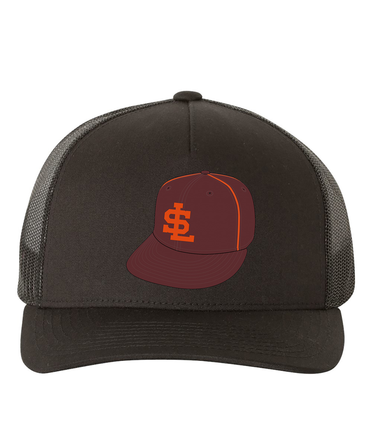 St. Louis Browns Cap 1939 Baseball Logo Symbol Emblem Customized Design on Retro Trucker Cap Hat