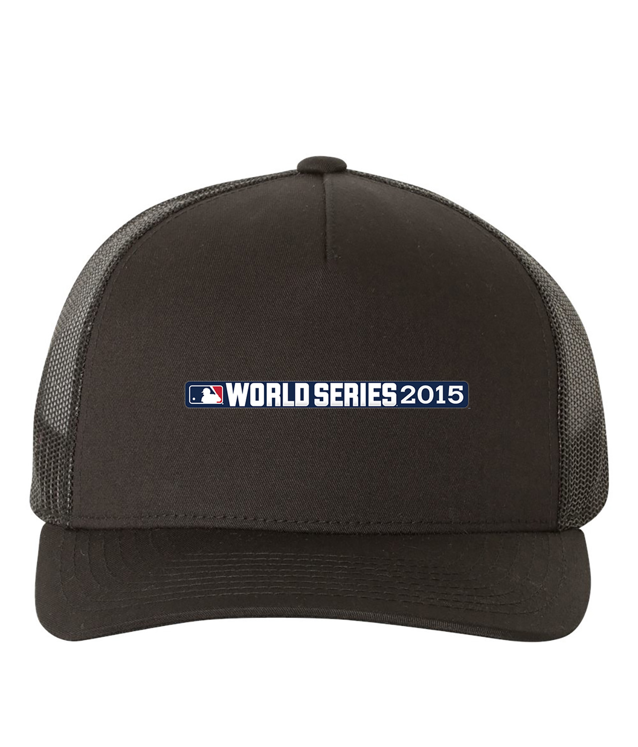 MLB World Series 2015 Baseball Logo Symbol Emblem Customized Design on Retro Trucker Cap Hat