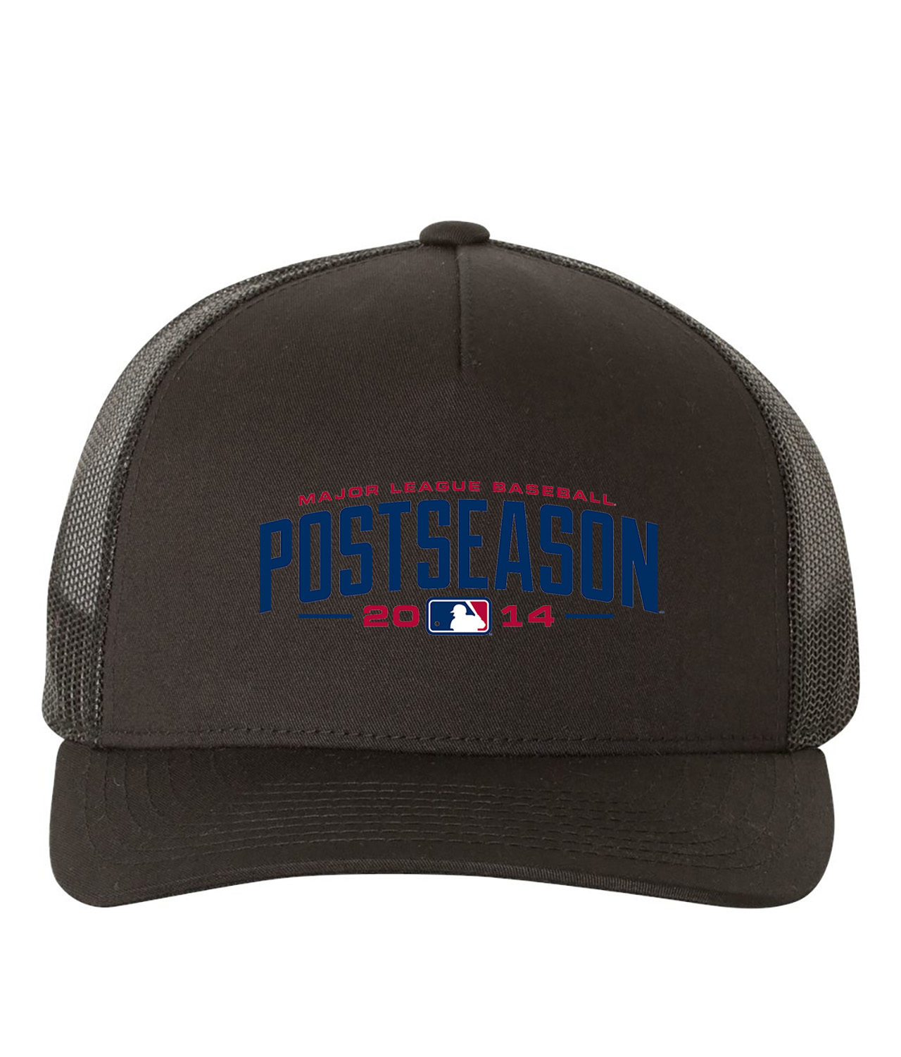 2014 Major League Baseball Postseason Primary Logo Emblem Customized Design on Retro Trucker Cap Hat