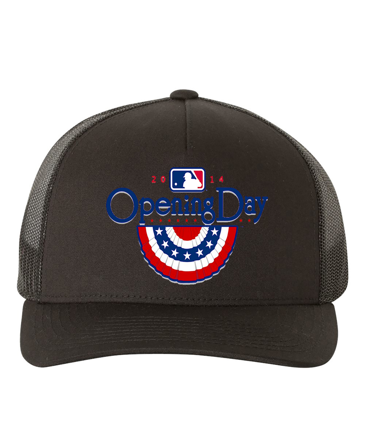 2014 MLB Opening Day Baseball Logo Symbol Emblem Customized Design on Retro Trucker Cap Hat