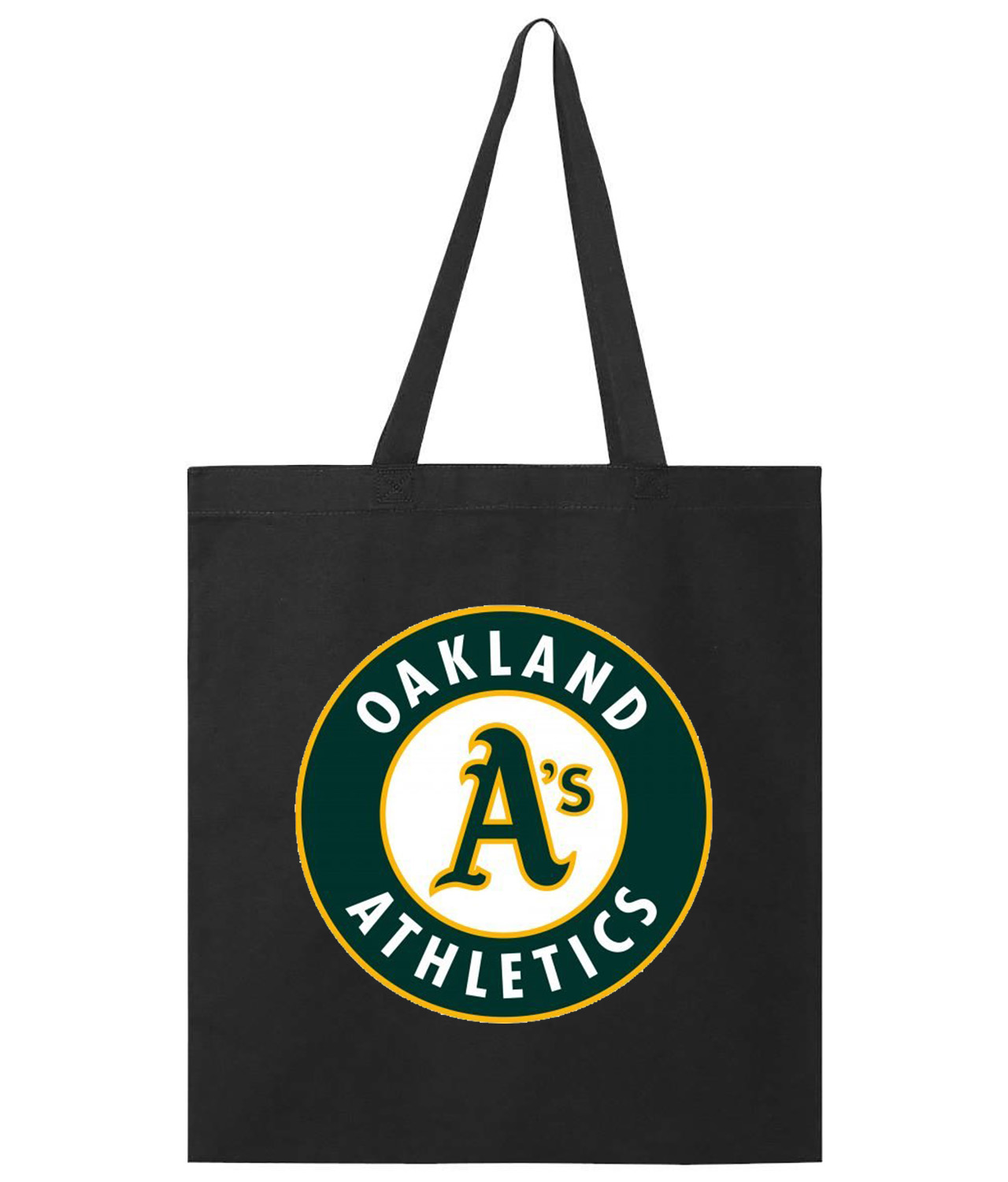 Oakland Athletics 1993 Baseball Logo Symbol Emblem Customized Design on Promotional Tote Bag