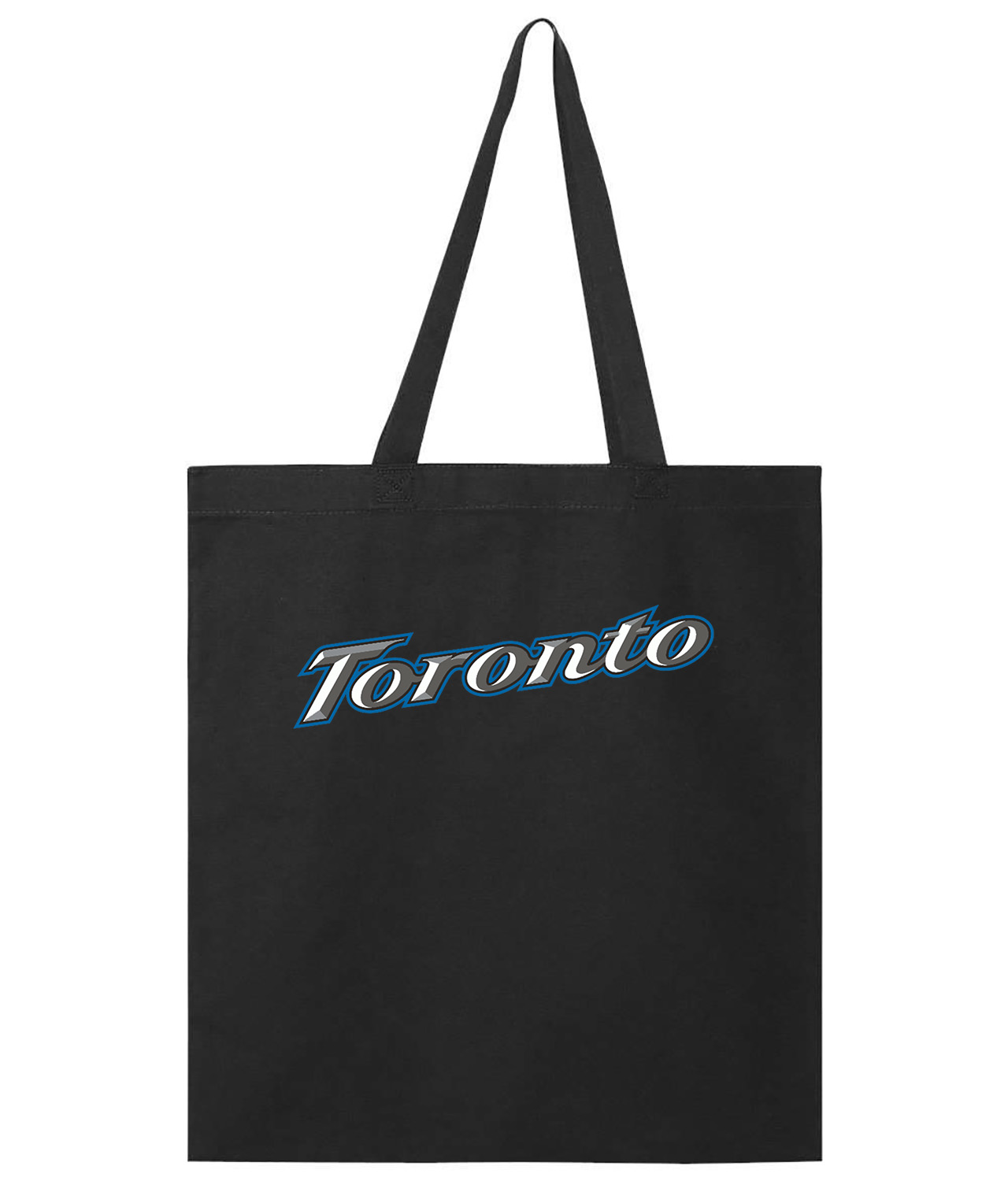 Toronto Blue Jays Alternate Silver 2004 Baseball Logo Symbol Emblem Customized Design on Promotional Tote Bag